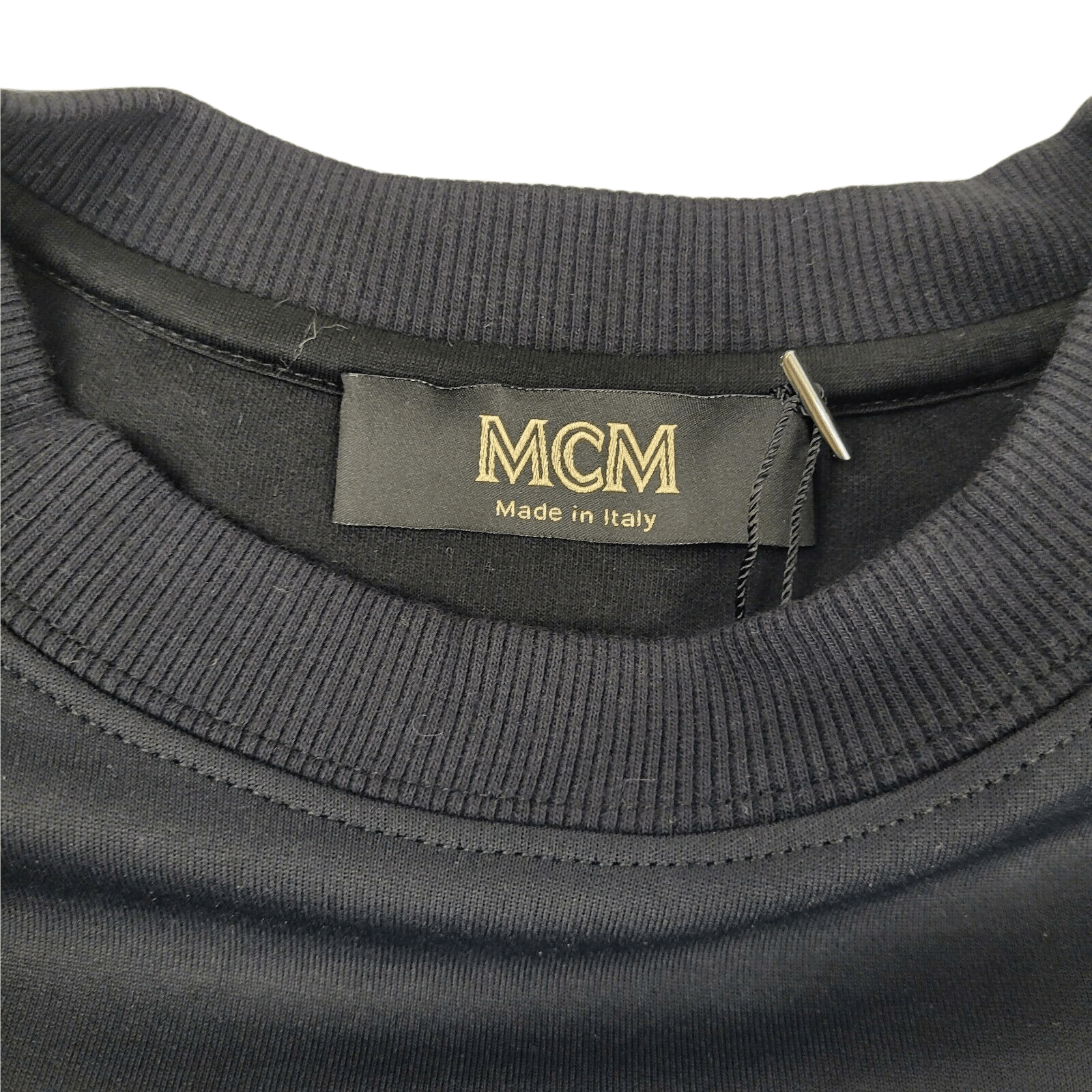 MCM Women's Laurel Black Neoprene Pull Over Fringe Sweatshirt Size S / US 4 / IT 40 - 7 Thumbnail