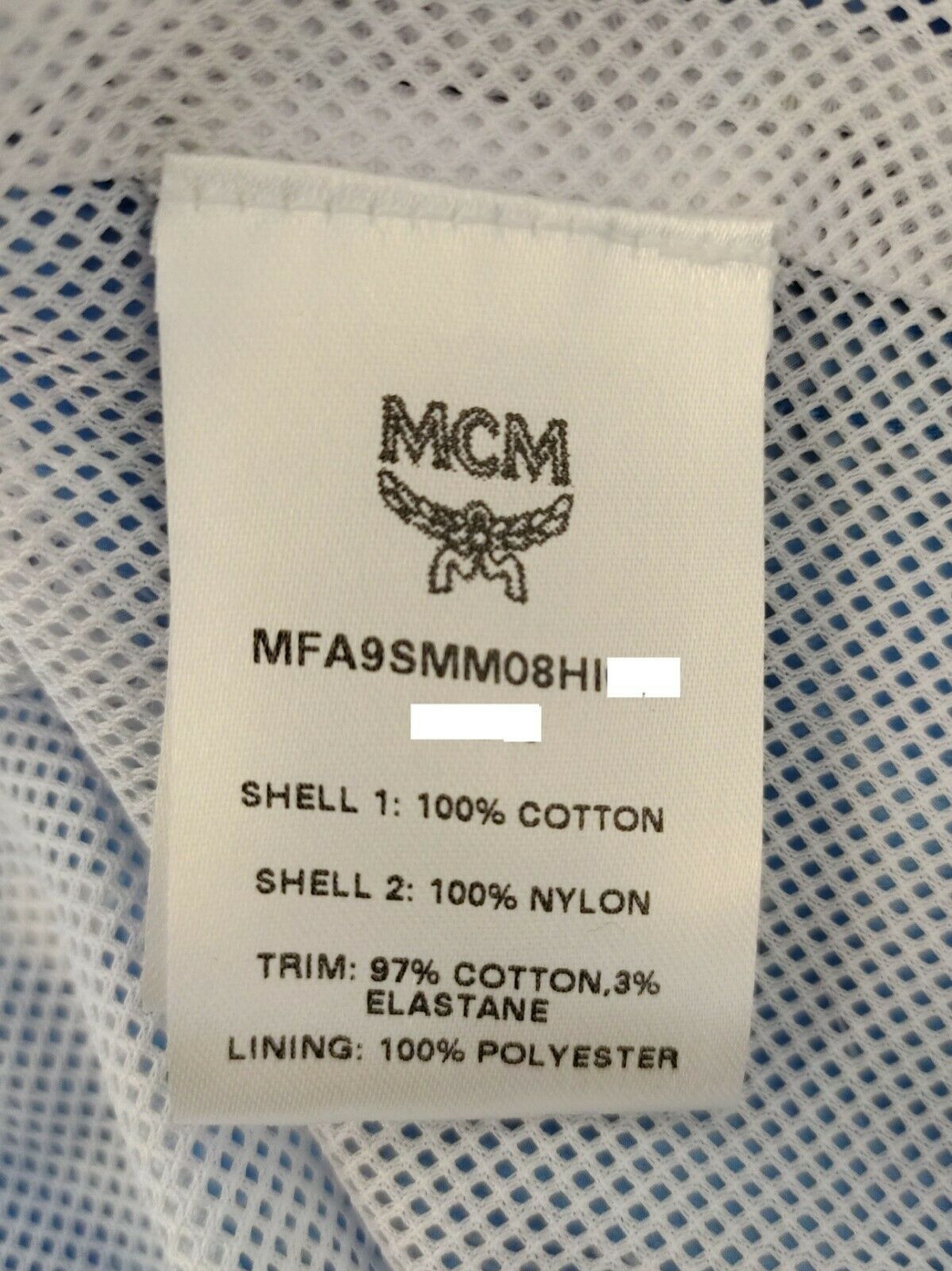 MCM Women's White Cotton Sweatshirt with Nylon Back and Hood Size M / US 6-8 / IT 42-44 - 7 Thumbnail