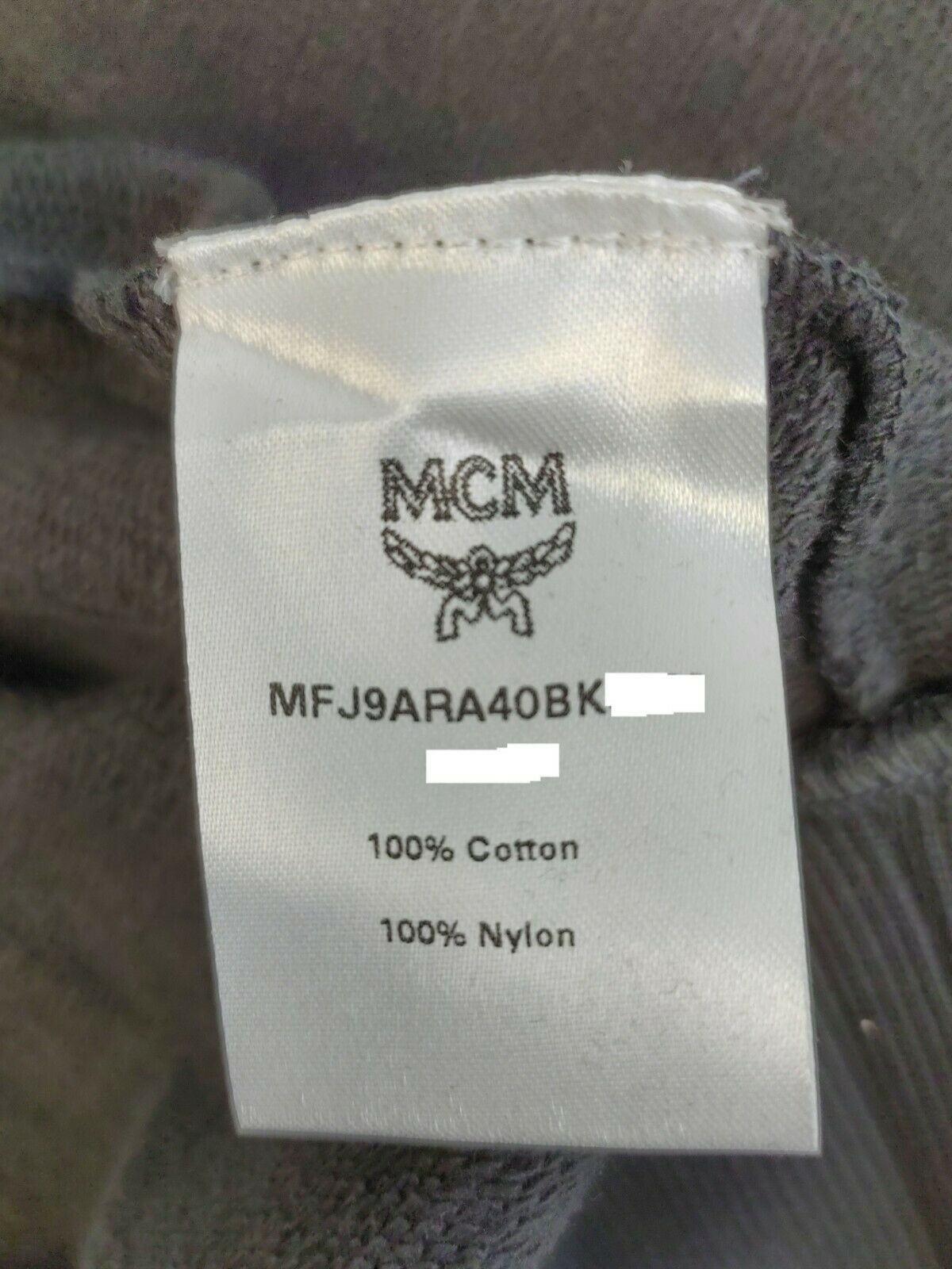 MCM Women's Black Cotton Embroidered Fringe Logo Zip Up Jacket Size M / US 6-8 / IT 42-44 - 7 Thumbnail