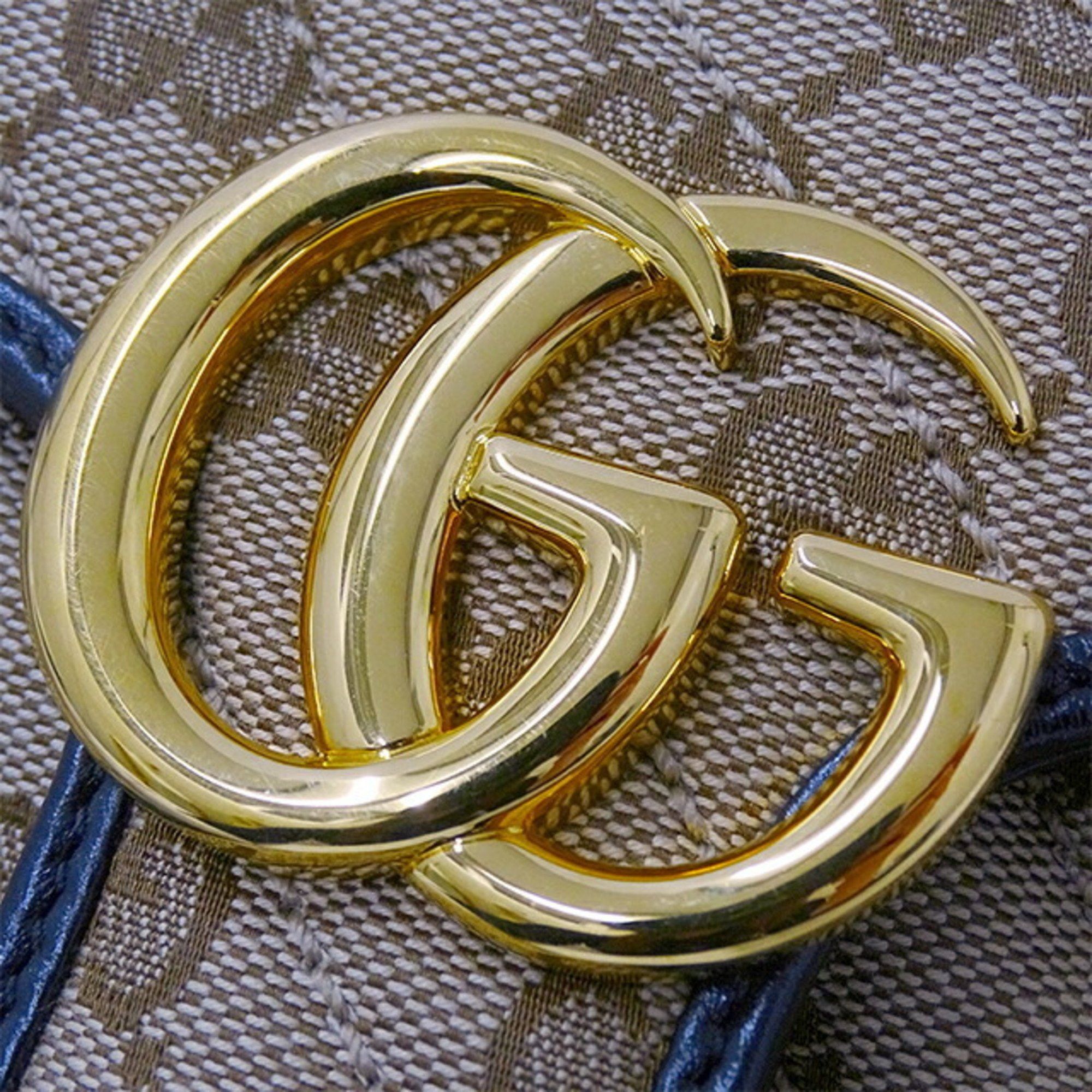 Gucci Gg Marmont Beige Canvas Shoulder Bag (Pre-Owned) Size ONE SIZE - 10 Thumbnail
