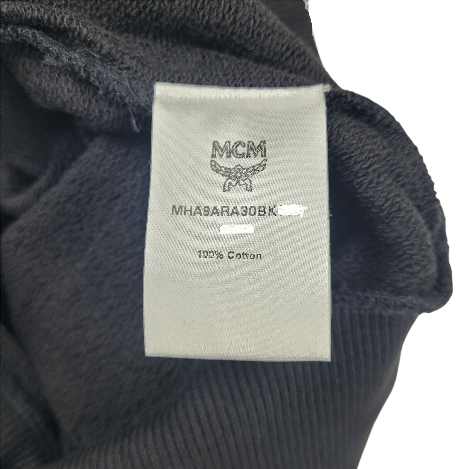 MCM Men's Black Cotton Rubber Logo Oversized Pullover Sweater Size US S / EU 44-46 / 1 - 7 Thumbnail