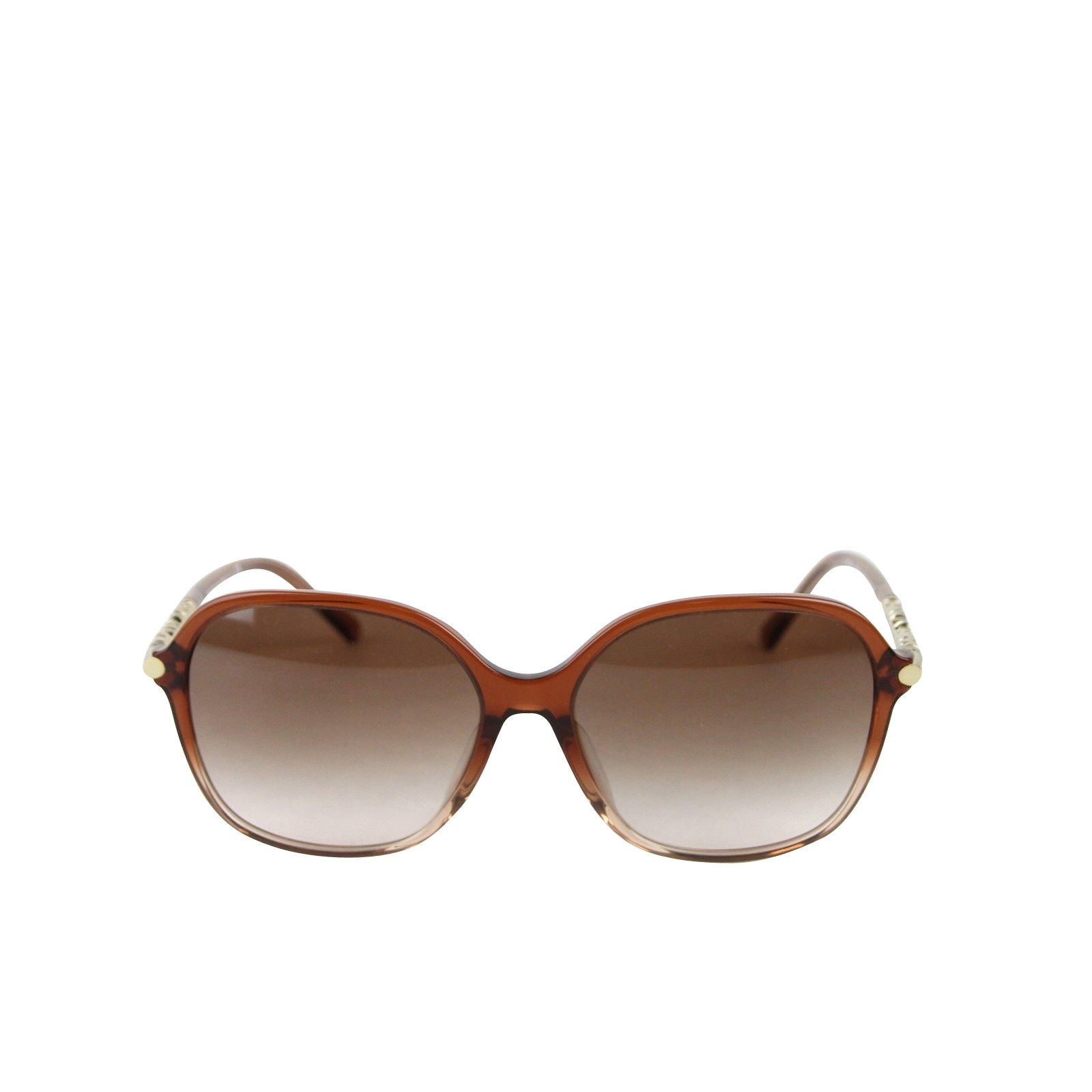 Burberry Unisex Oversized Brown Plastic With Pink Gradient Size ONE SIZE - 3 Thumbnail
