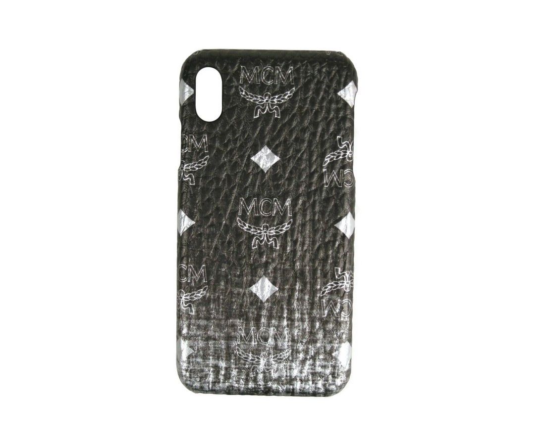 MCM Unisex Silver Gradation Visetos IPhone XS Max Cell Phone Size ONE SIZE - 2 Thumbnail