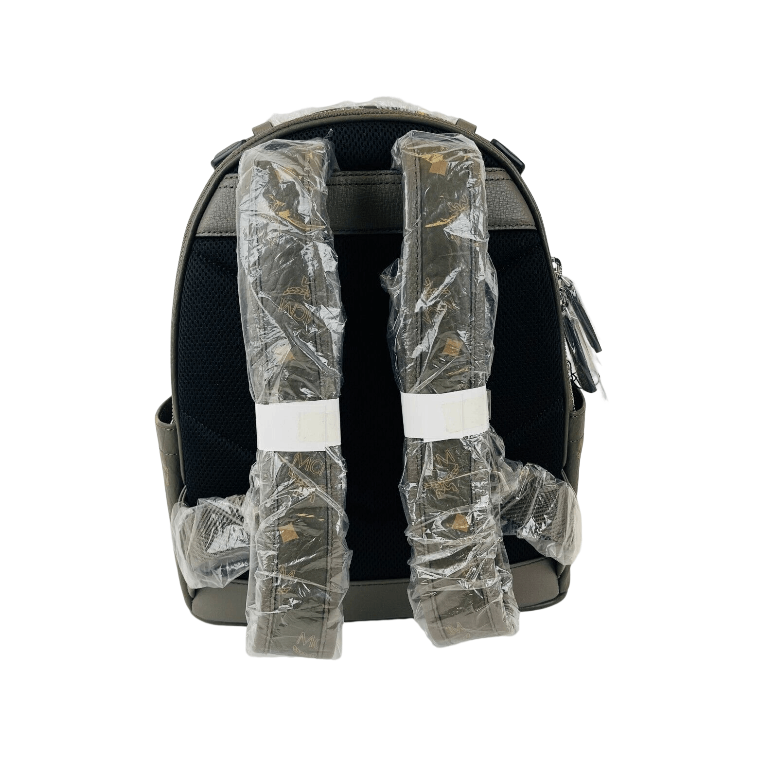 MCM Men Green Sea Turtle Visetos Coated Canvas Small Backpack Size ONE SIZE - 4 Thumbnail