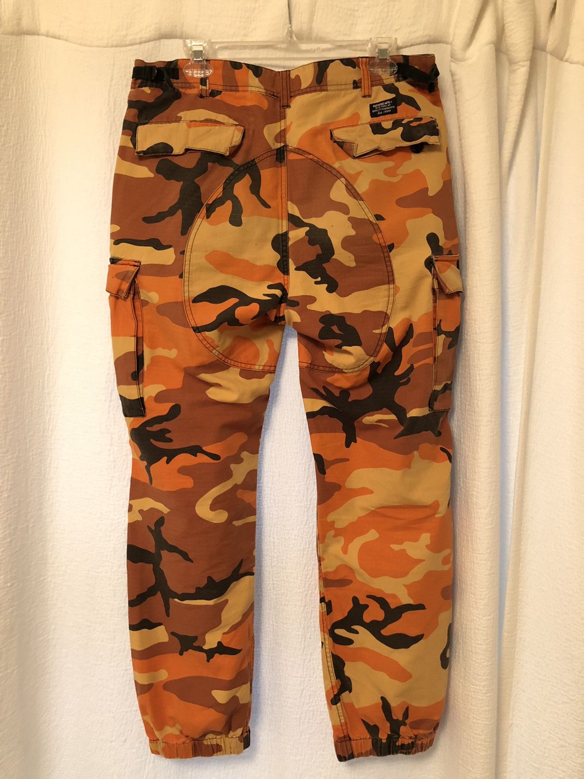 Supreme orange cargo pants store