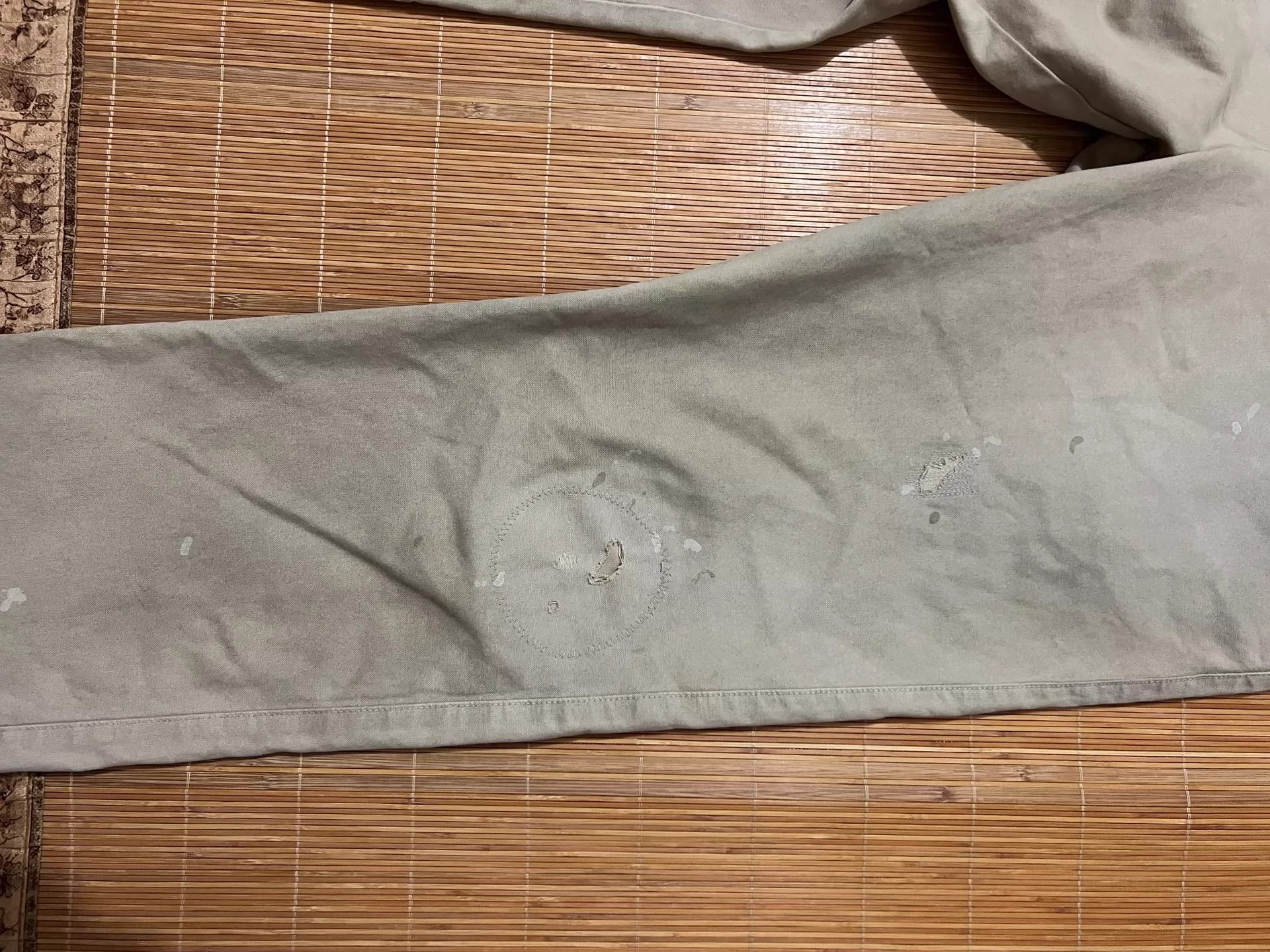 VISVIM 21AW TRAVAILLER BRACES PANTS DMGD