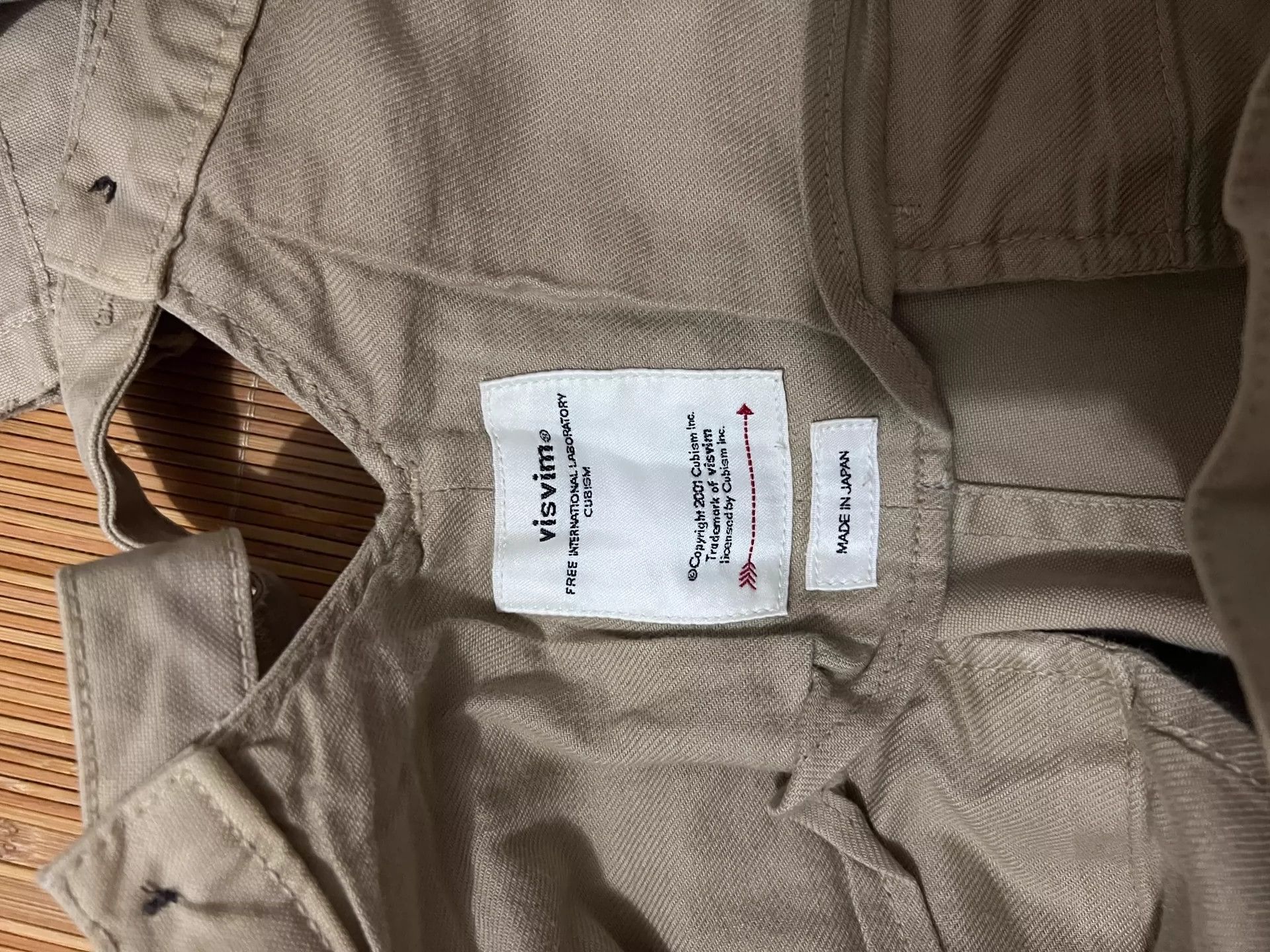 VISVIM 21AW TRAVAILLER BRACES PANTS DMGD