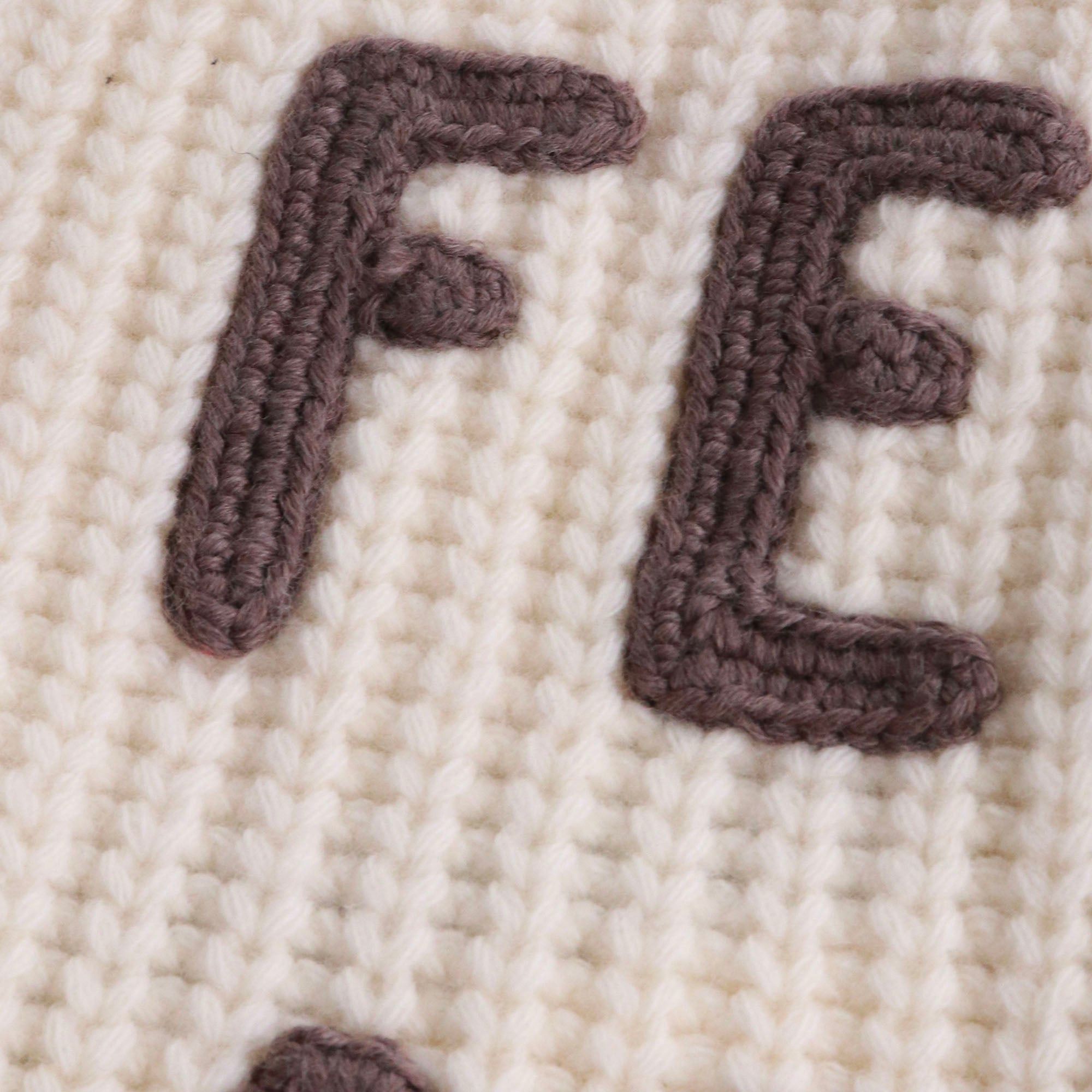 Fendi FENDI - Fendi beige wool scarf Size ONE SIZE - 2 Thumbnail
