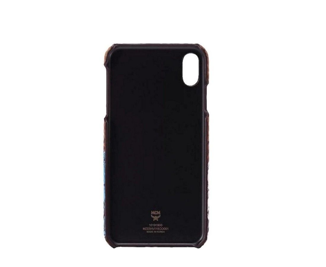 MCM Unisex Brown Cognac Visetos Hide And Seek Bunny IPhone XS Size ONE SIZE - 2 Thumbnail