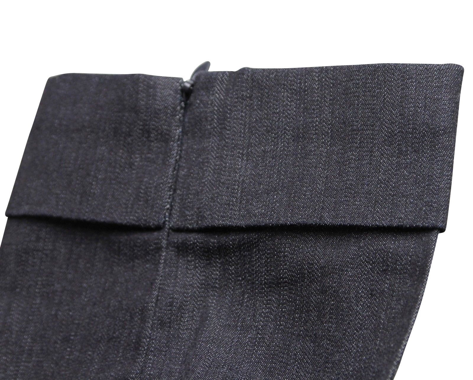 Gucci Women's Stirrup Detail Blue / Gray Cotton Elastane Skinny Size 40" / US 18 - 7 Thumbnail