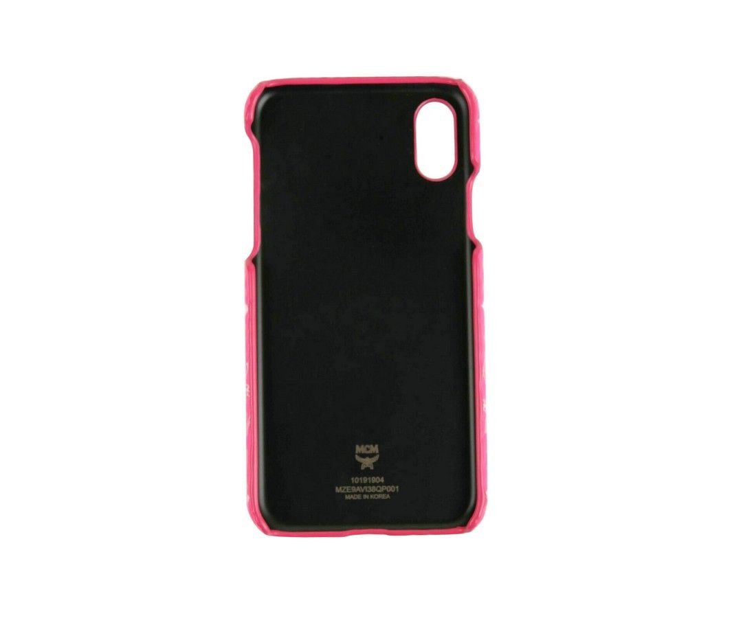 MCM Unisex Neon Pink Visetos IPhone X / XS Cell Phone Case Size ONE SIZE - 2 Thumbnail