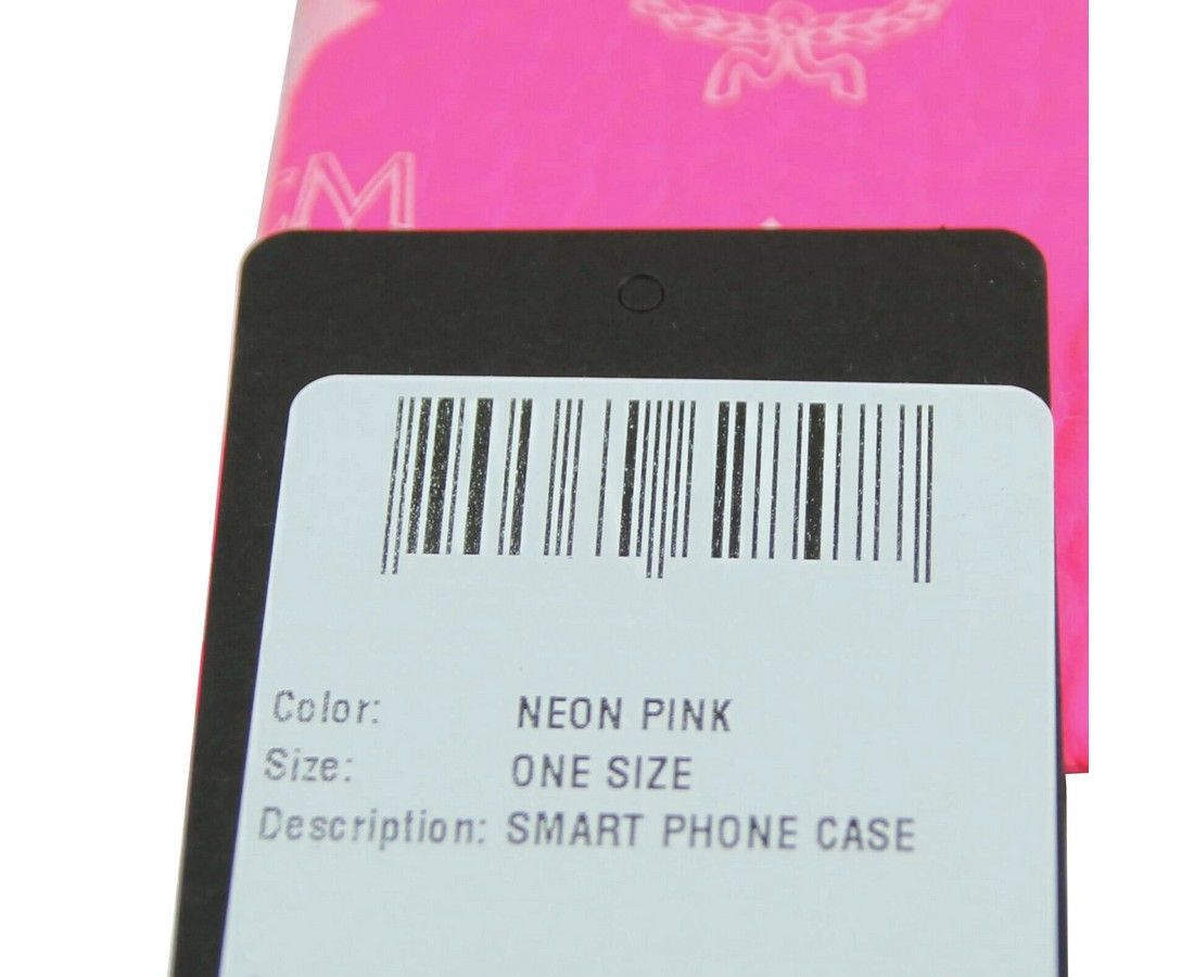 MCM Unisex Neon Pink Visetos IPhone X / XS Cell Phone Case Size ONE SIZE - 4 Thumbnail