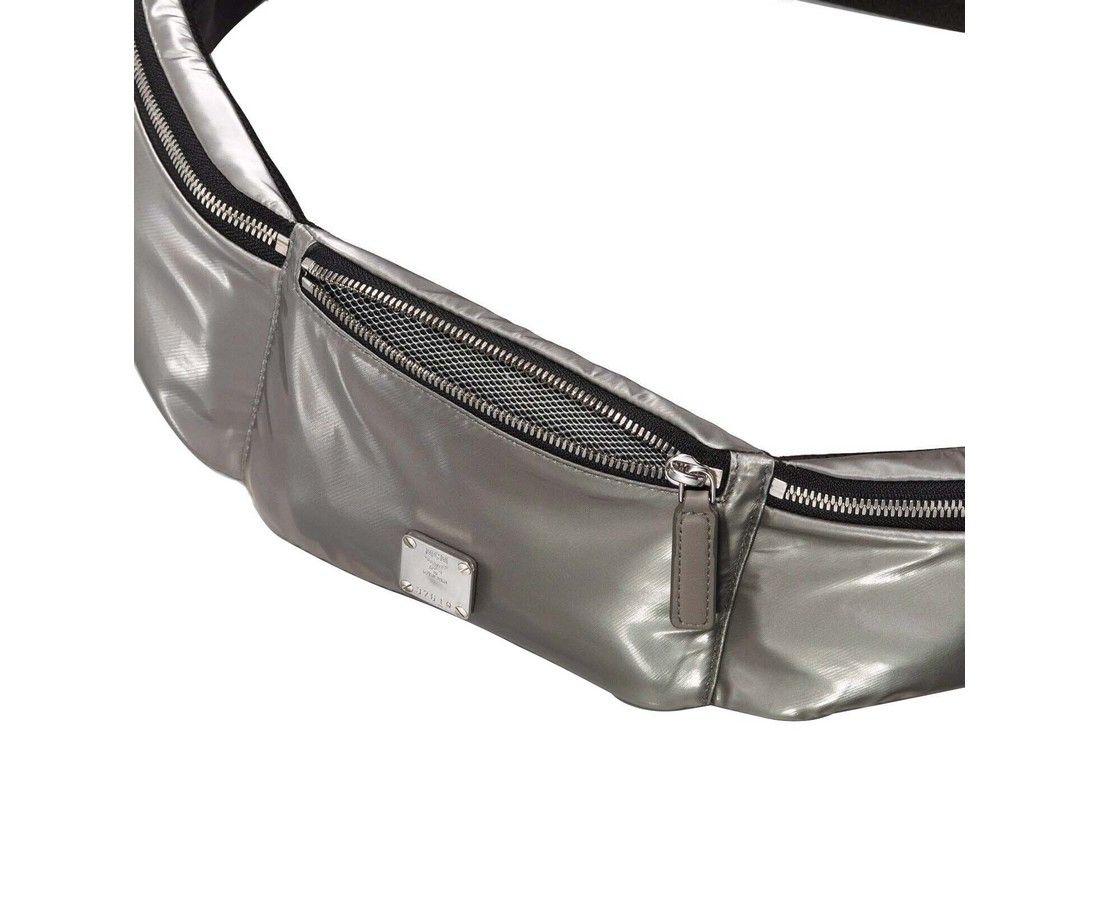 MCM Men's Silver Nylon Jemison Crossbody 2 in 1 Bag Size ONE SIZE - 5 Thumbnail