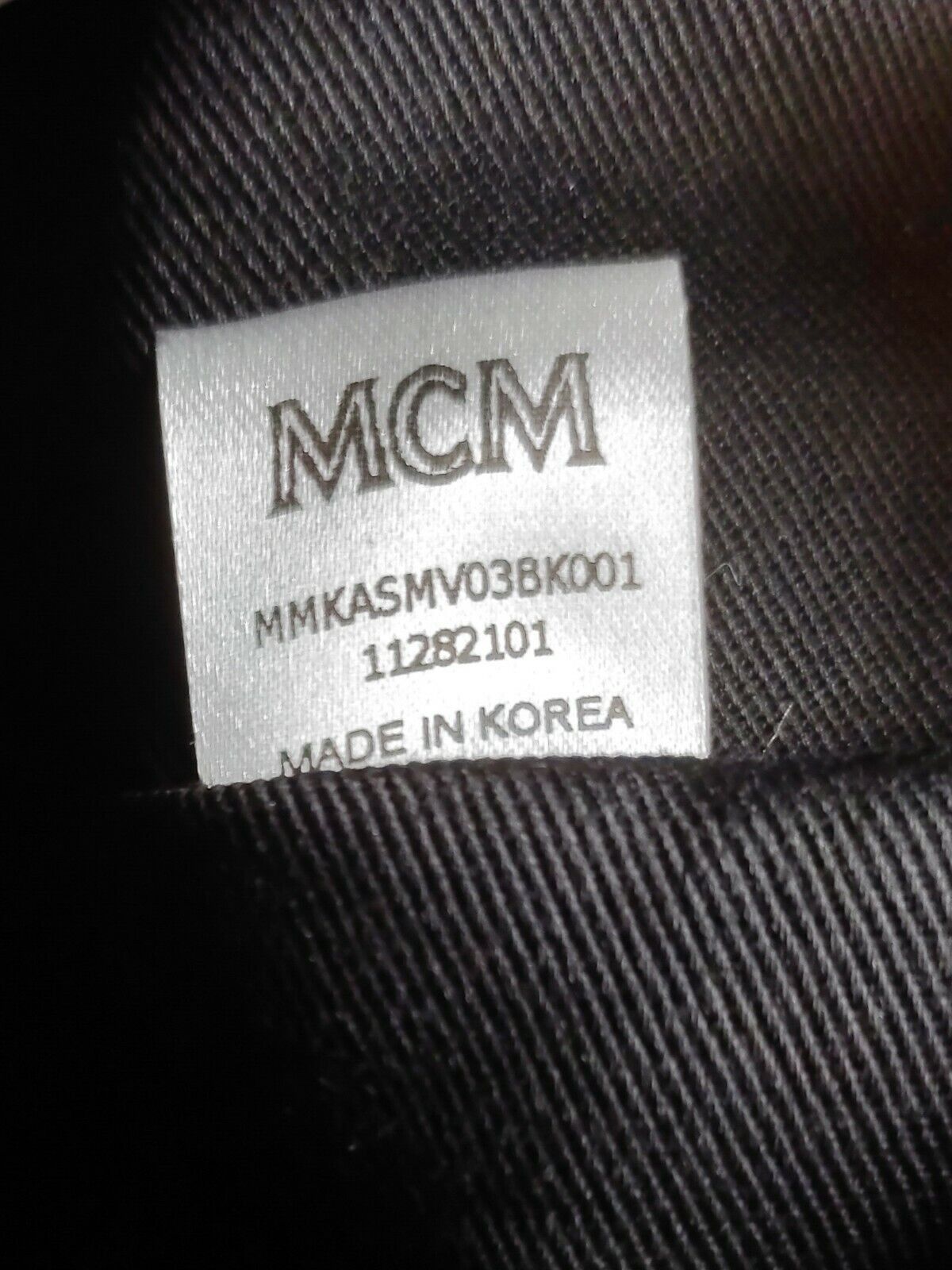 MCM Women's Black Canvas Nylon Medium Roll Top Backpack Size ONE SIZE - 11 Thumbnail