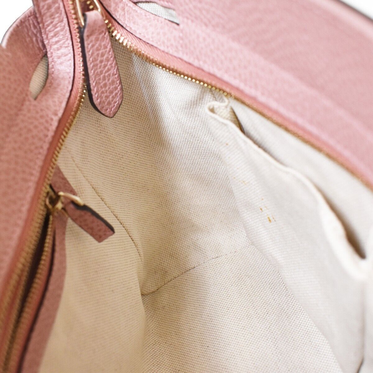 Gucci Swing Pink Leather Handbag (Pre-Owned) Size ONE SIZE - 9 Thumbnail