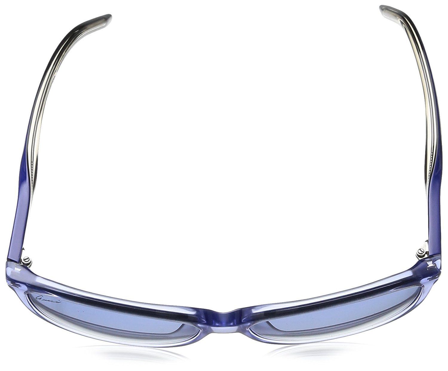 Gucci Women's Blue Plastic Cat Eye Sunglasses G GG Size ONE SIZE - 4 Thumbnail