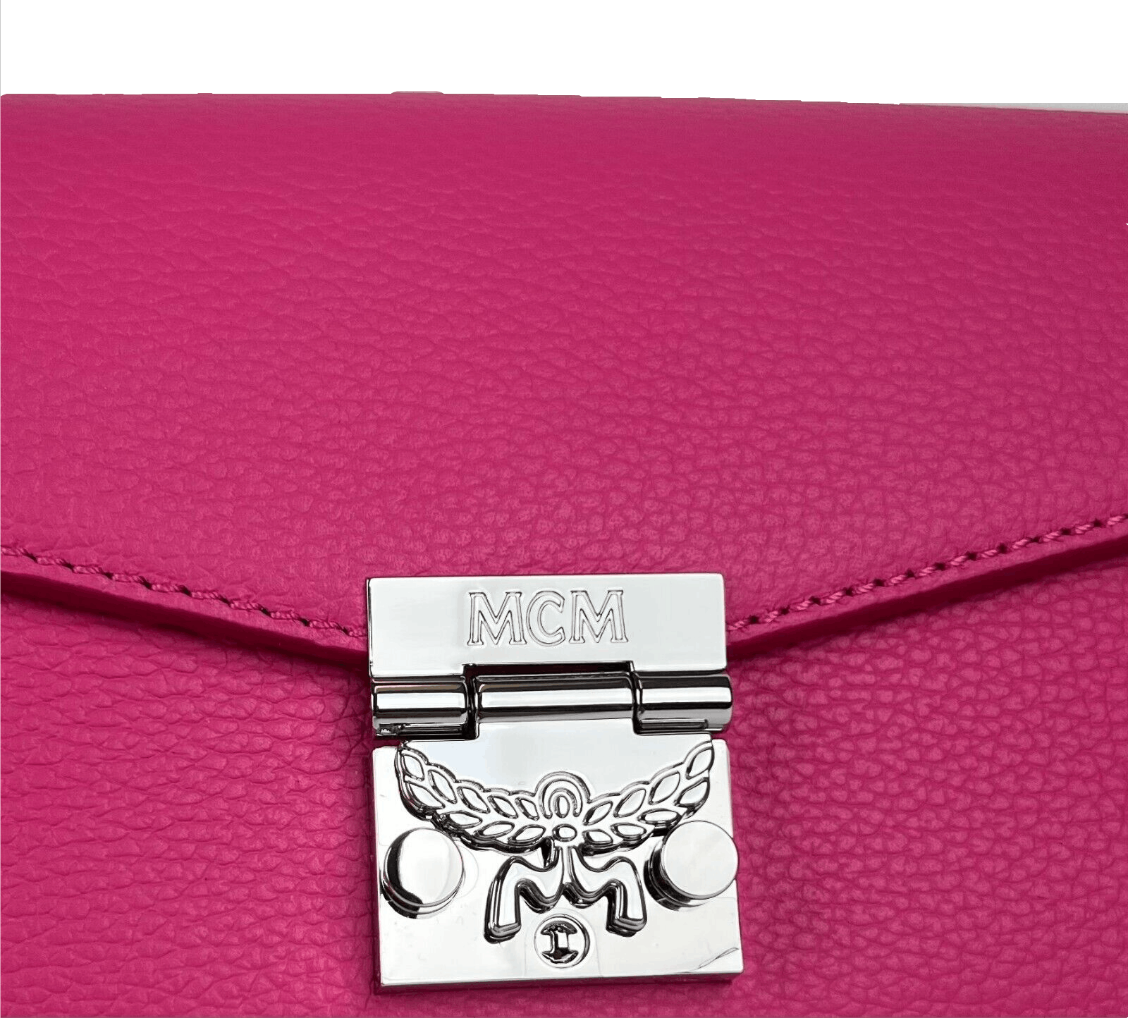 MCM Millie Sugar Pink Small Crossbody Silver Chain Bag Size ONE SIZE - 2 Thumbnail