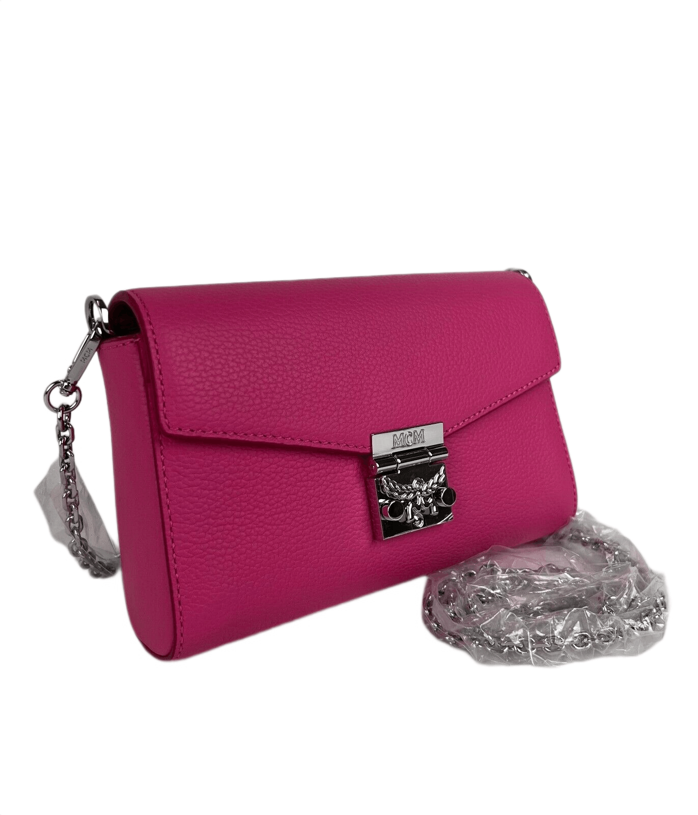 MCM Millie Sugar Pink Small Crossbody Silver Chain Bag Size ONE SIZE - 3 Thumbnail
