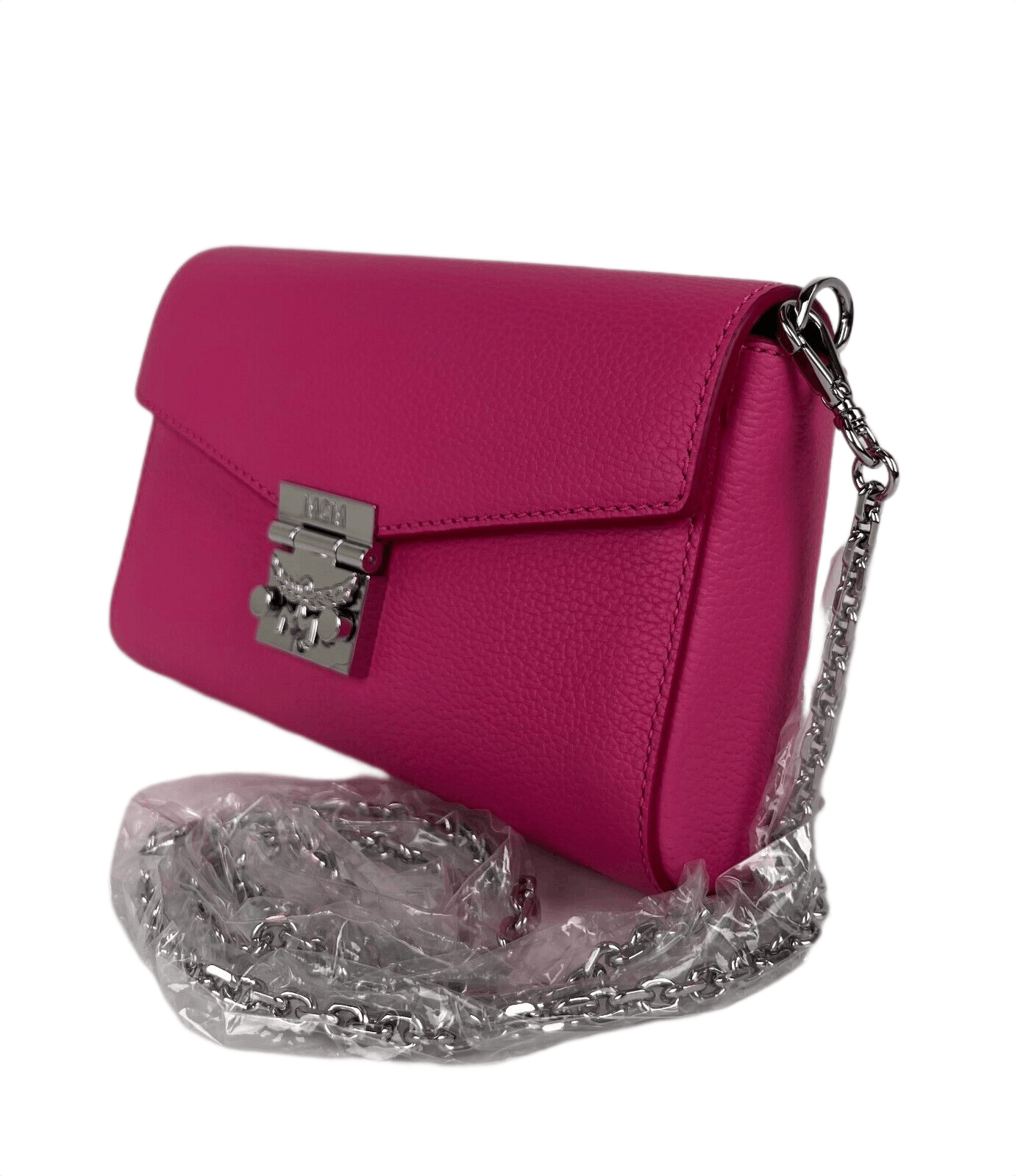 MCM Millie Sugar Pink Small Crossbody Silver Chain Bag Size ONE SIZE - 4 Thumbnail