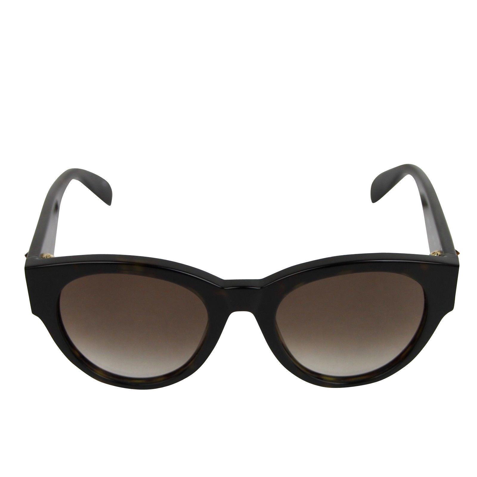 Alexander McQueen Unisex Spikes Havana Plastic Square Acetate Sunglasses Size ONE SIZE - 2 Thumbnail
