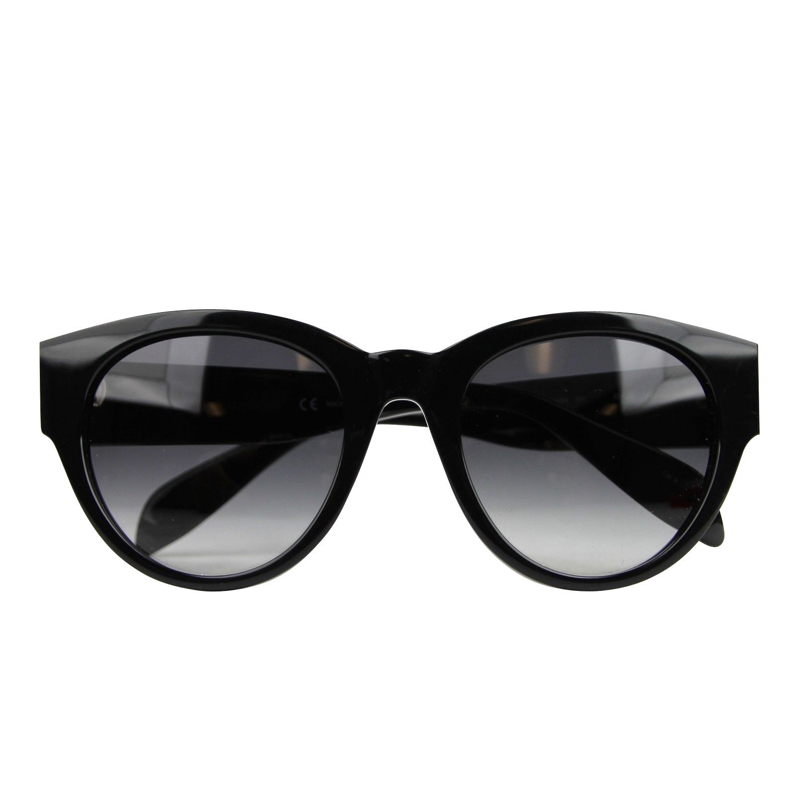 Alexander McQueen Unisex Spike Detail Black Acetate Sunglasses Size ONE SIZE - 8 Thumbnail