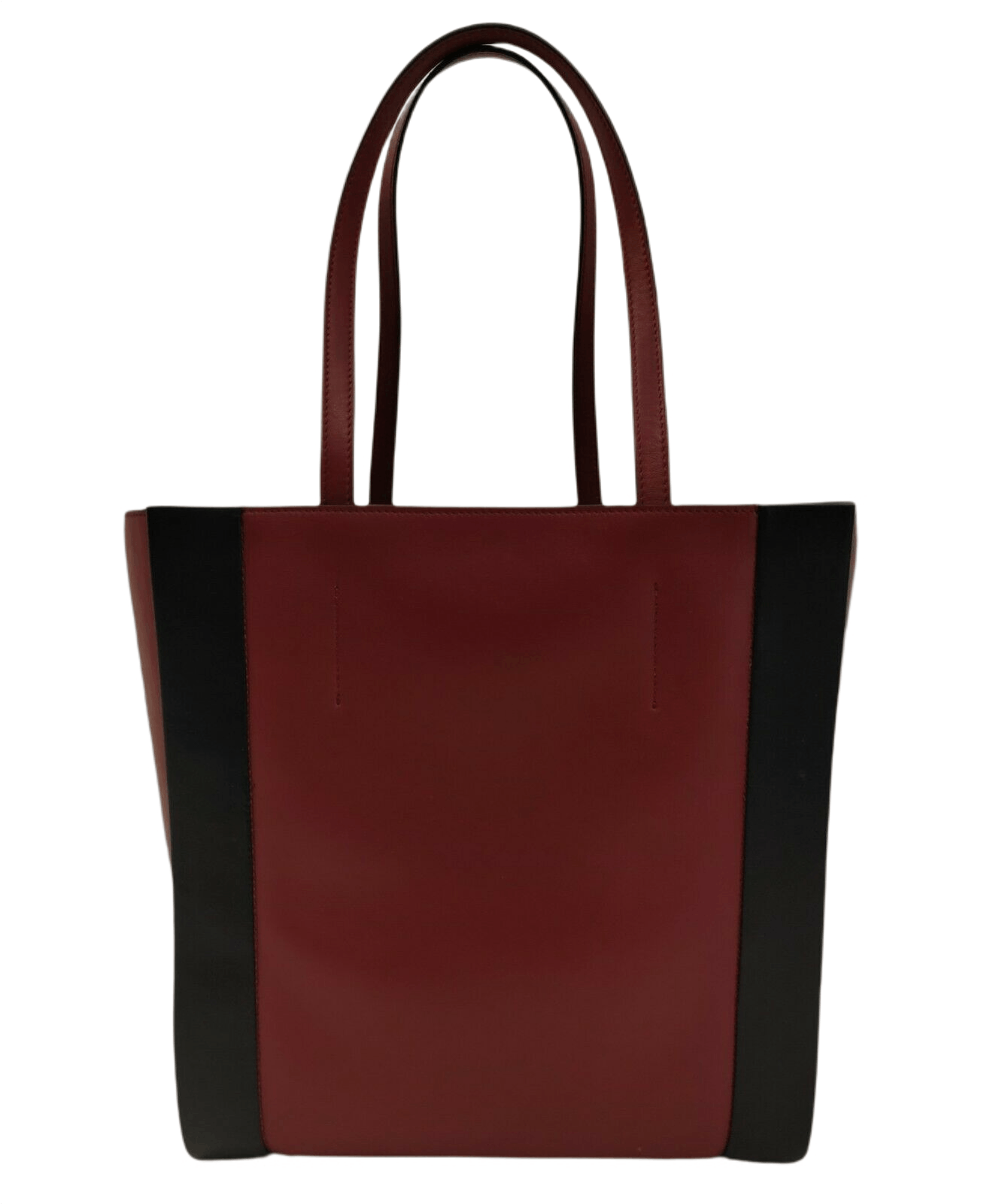 Alexander McQueen Dark Red Leather Signature Logo Shopper Tote Size ONE SIZE - 5 Thumbnail