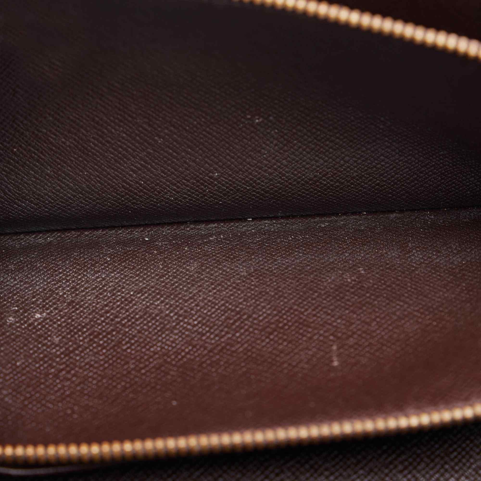 Louis Vuitton Brown Canvas Damier Ebene Sarah Wallet (Pre-Owned) Size ONE SIZE - 5 Thumbnail