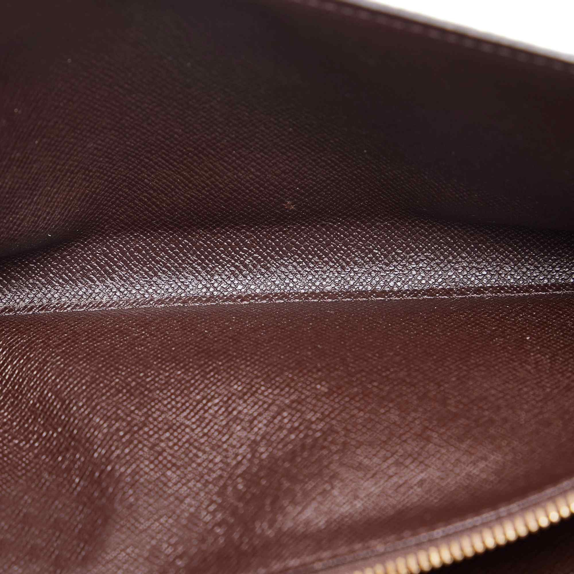 Louis Vuitton Brown Canvas Damier Ebene Sarah Wallet (Pre-Owned) Size ONE SIZE - 6 Thumbnail