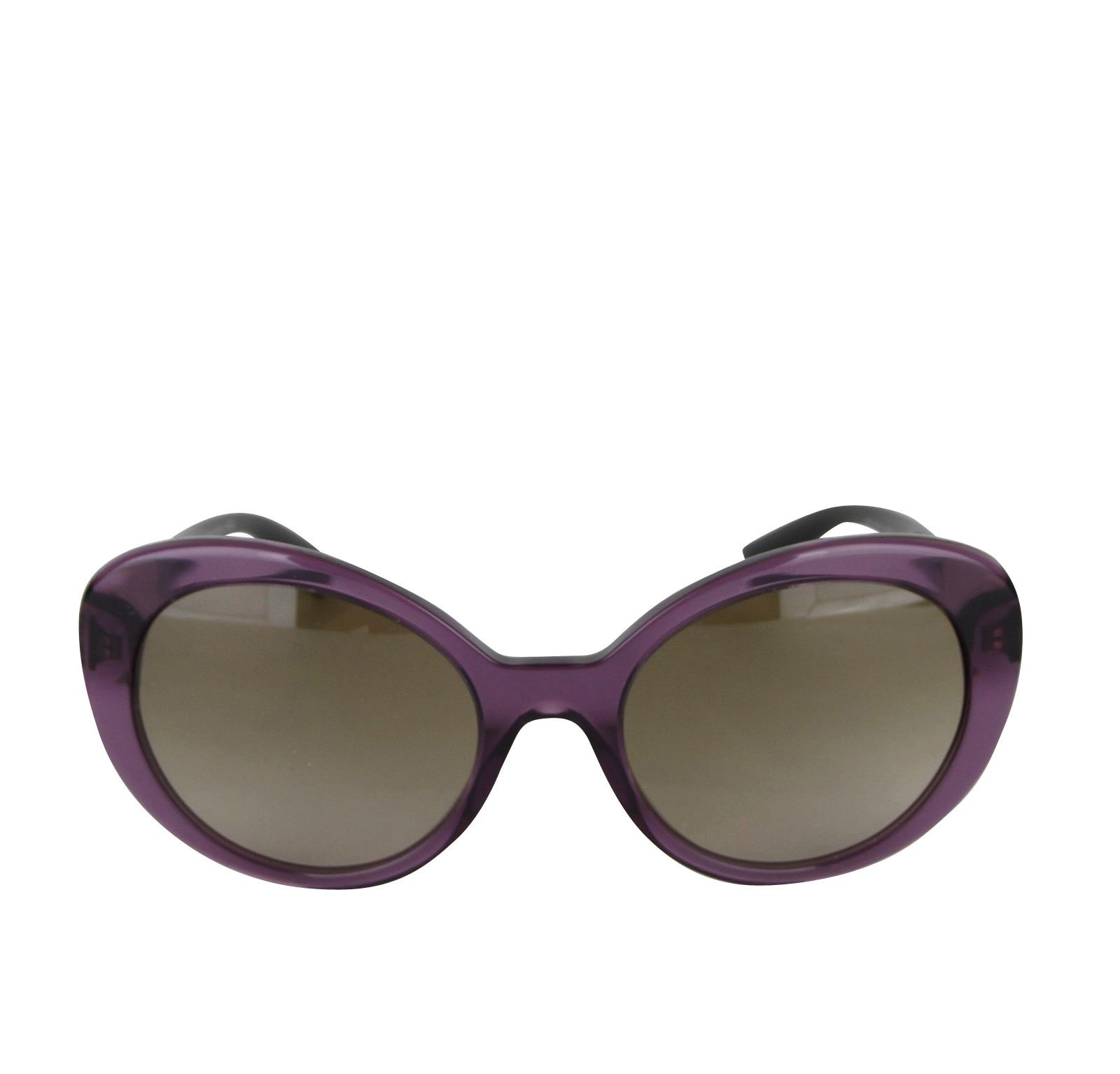 Versace Women's Gradient Transparent Violet Metal Oversized Size ONE SIZE - 3 Thumbnail