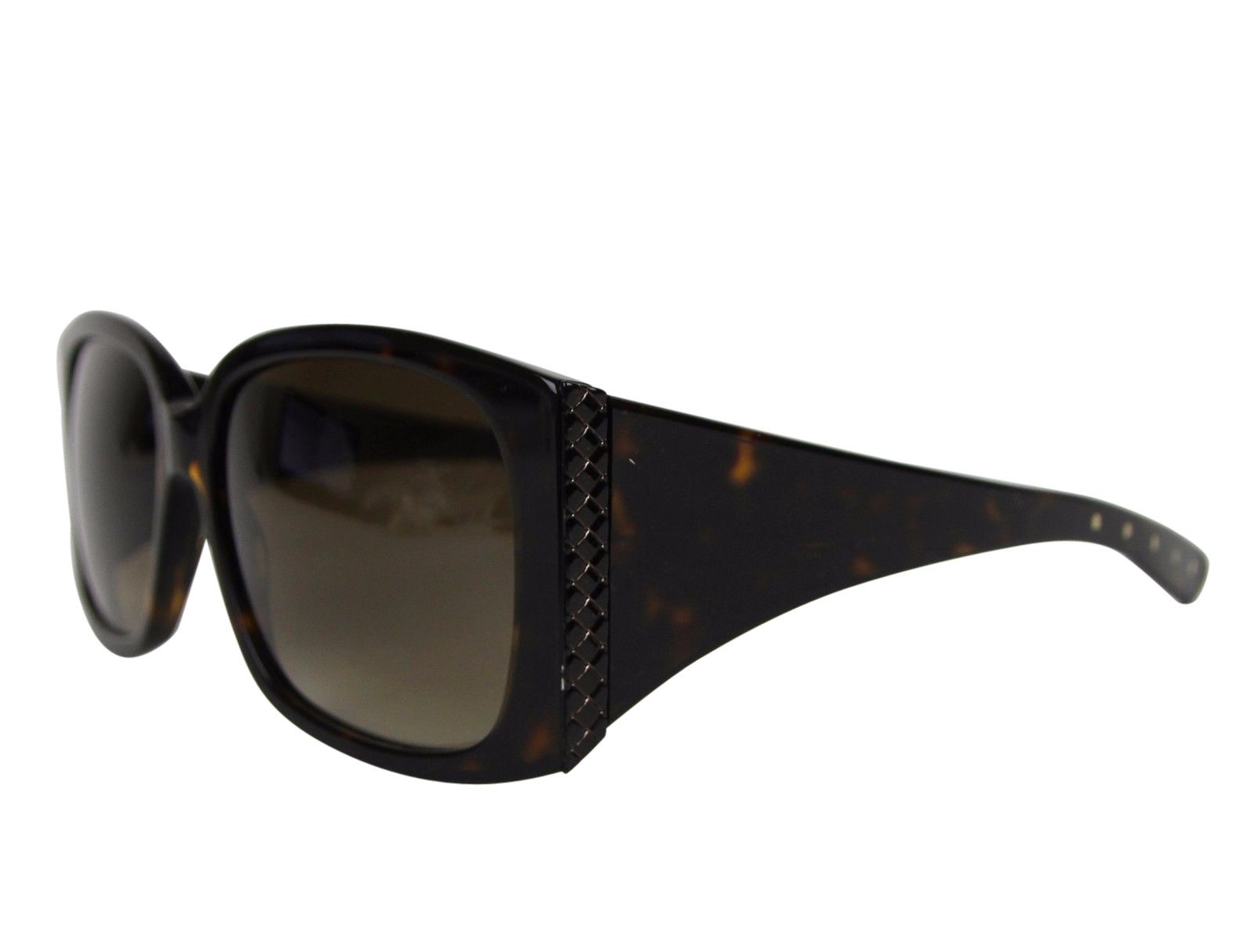 Bottega Veneta Women's Square Dark Brown Acetate Sunglasses With Box Size ONE SIZE - 3 Thumbnail
