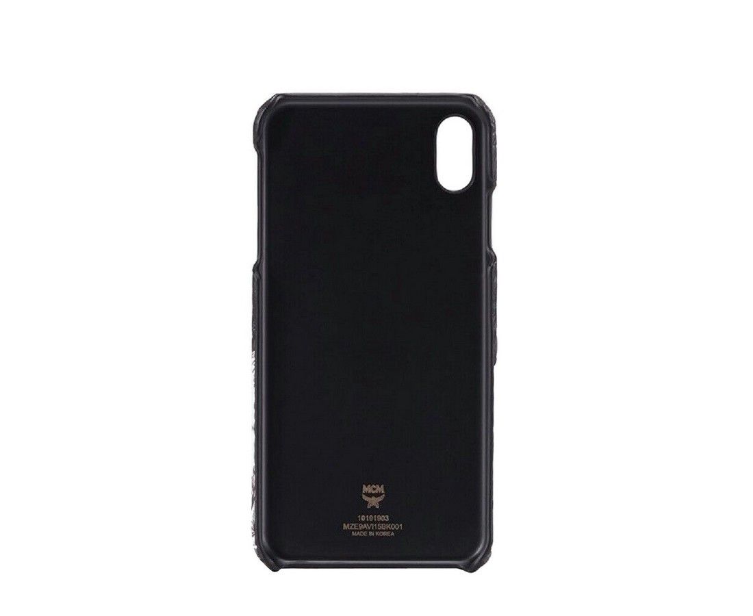 MCM Unisex Black Hide And Seek Bunny Visetos iPhone XS Max Case Size ONE SIZE - 2 Thumbnail