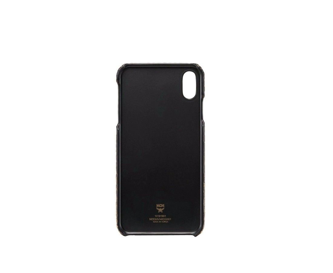 MCM Unisex Gold Gradation Visetos IPhone XS Max Cell Phone Case Size ONE SIZE - 2 Thumbnail