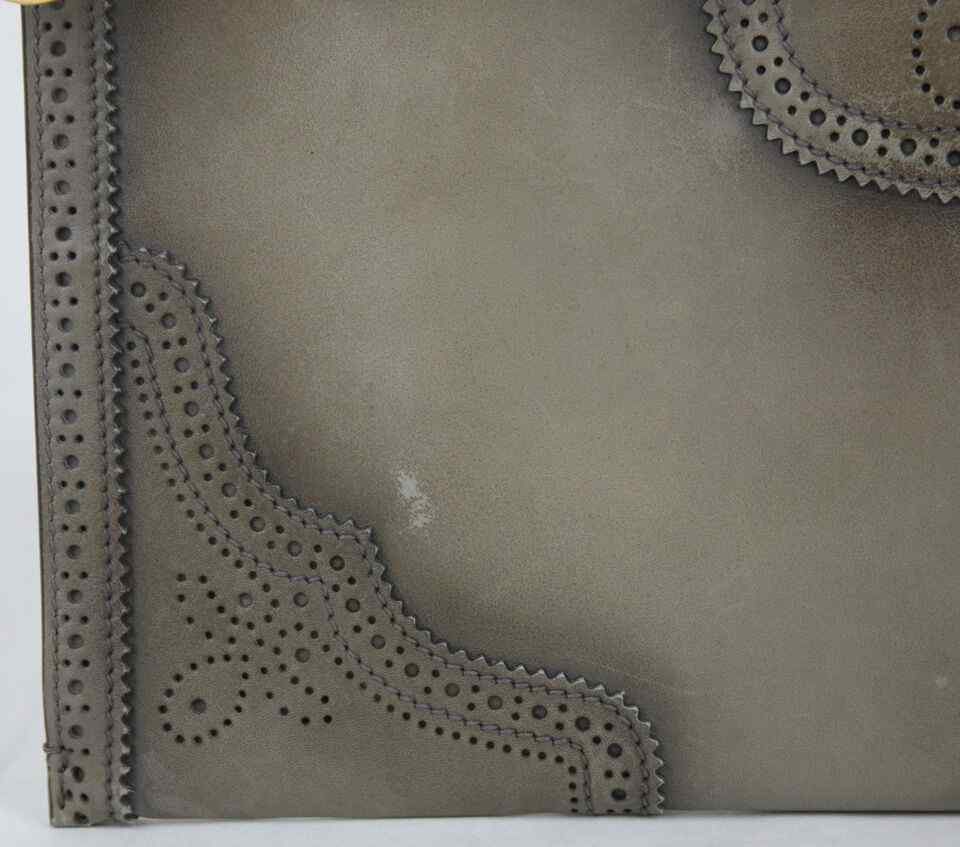 Gucci Women's Duilio Brogue Zip Around Leather Clutch Bag Size ONE SIZE - 7 Thumbnail
