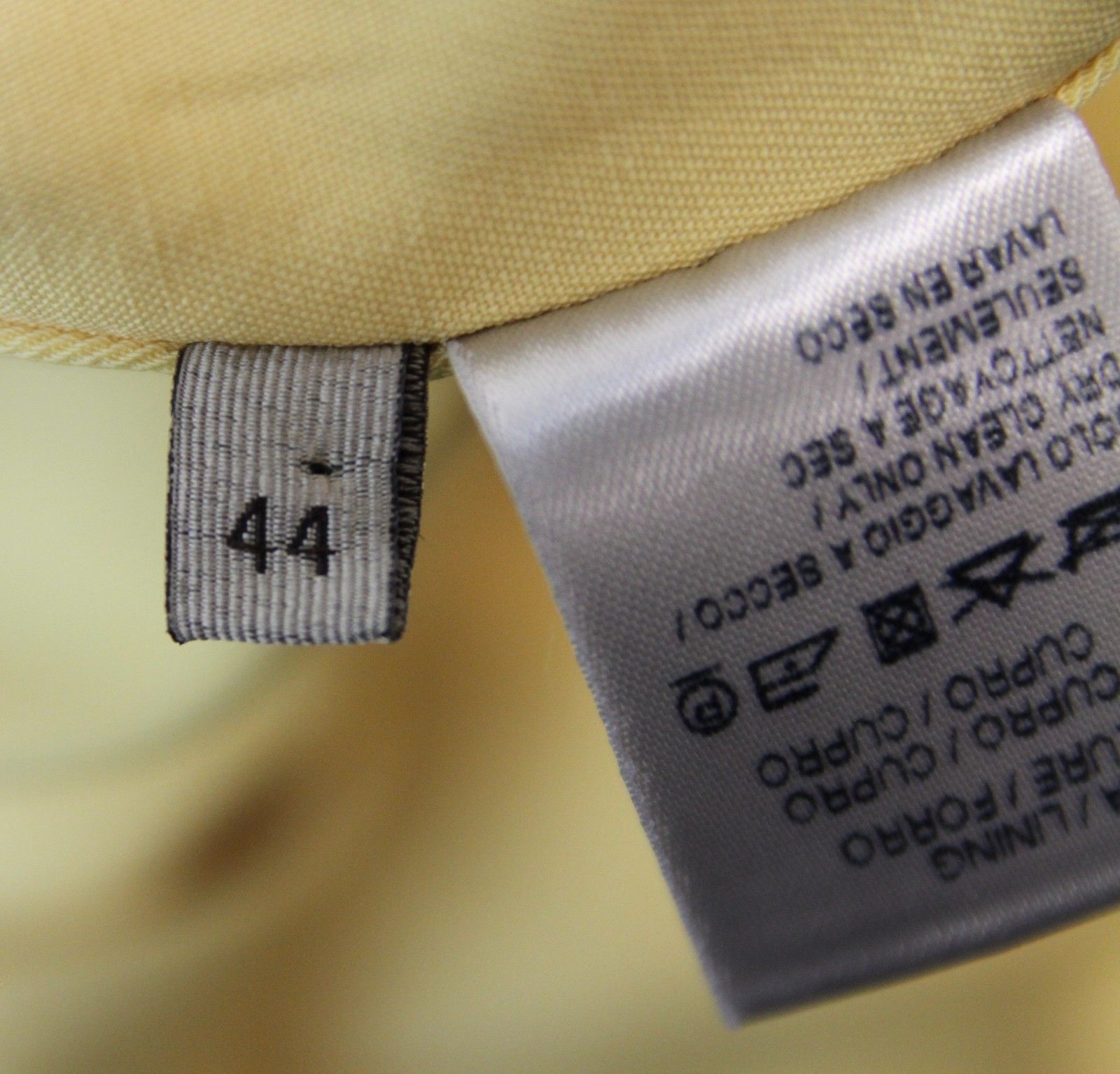 Bottega Veneta Women's Yellow Virgin Wool Trench Coat Jacket (42) Size M / US 6-8 / IT 42-44 - 8 Thumbnail