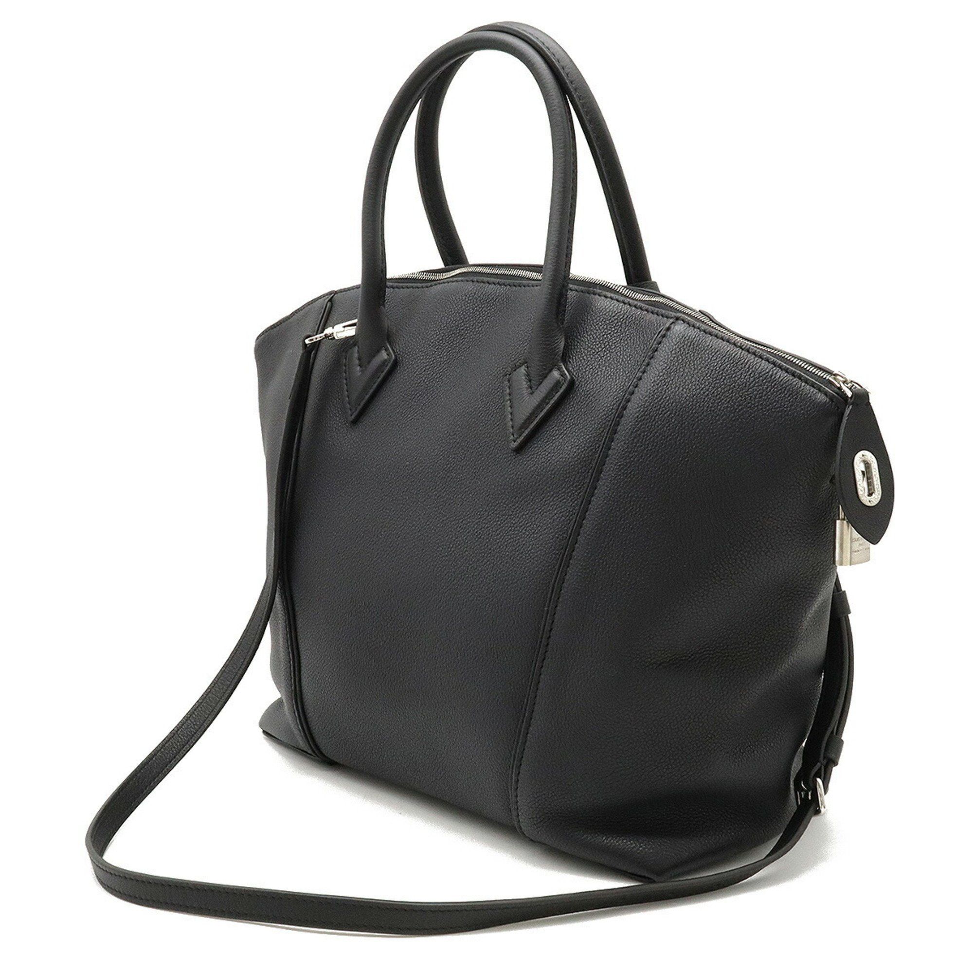 Louis Vuitton Lockit Black Leather Handbag (Pre-Owned) Size ONE SIZE - 2 Thumbnail