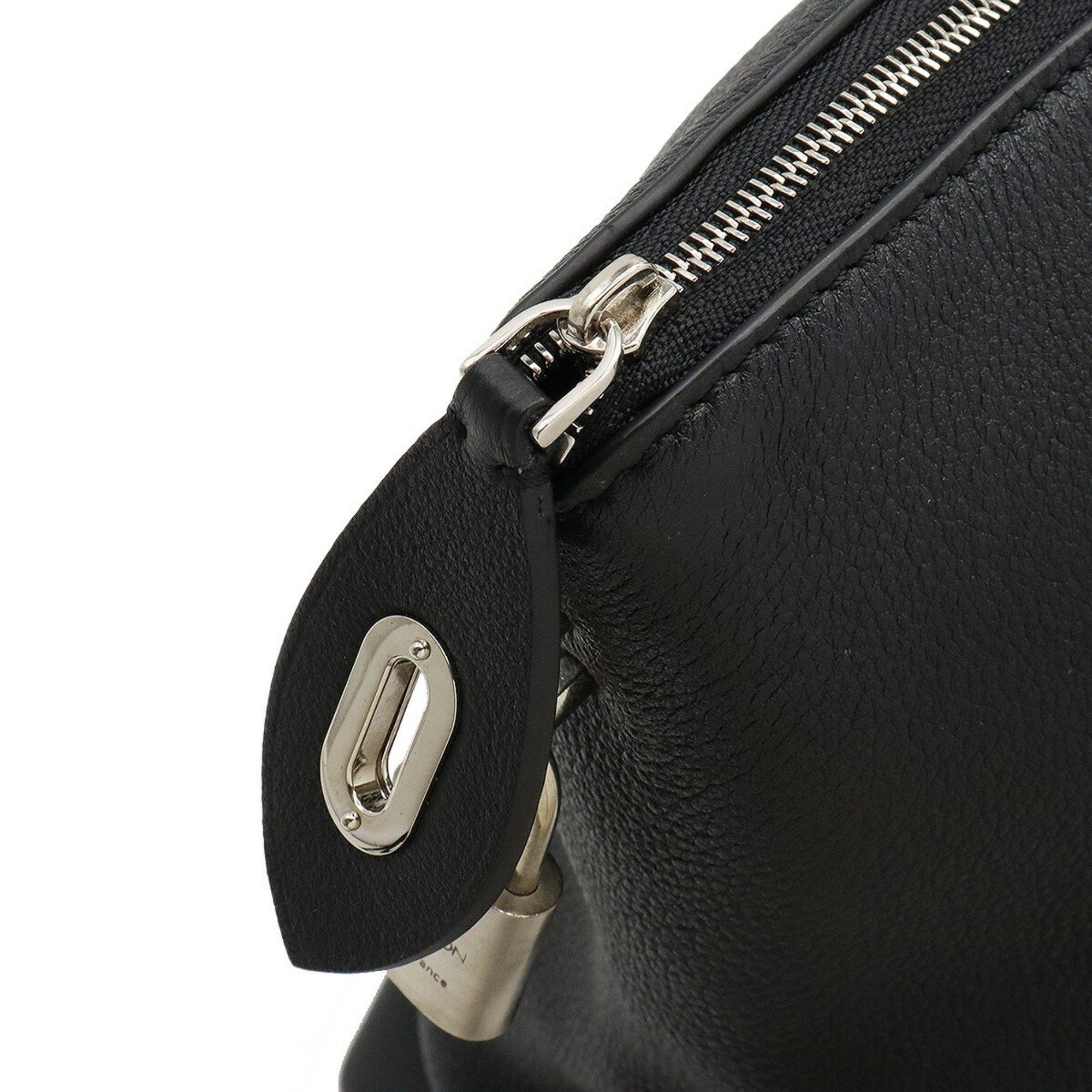 Louis Vuitton Lockit Black Leather Handbag (Pre-Owned) Size ONE SIZE - 7 Thumbnail
