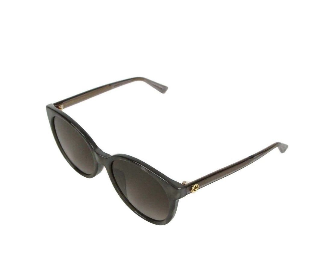 Gucci Women's Pearl Silver Acetate Round Sunglasses GG Logo Size ONE SIZE - 4 Thumbnail