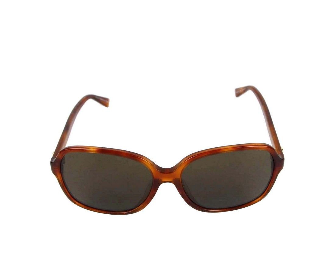 Gucci Women's Tortoise Acetate Square Sunglasses With GG Logo Size ONE SIZE - 2 Thumbnail