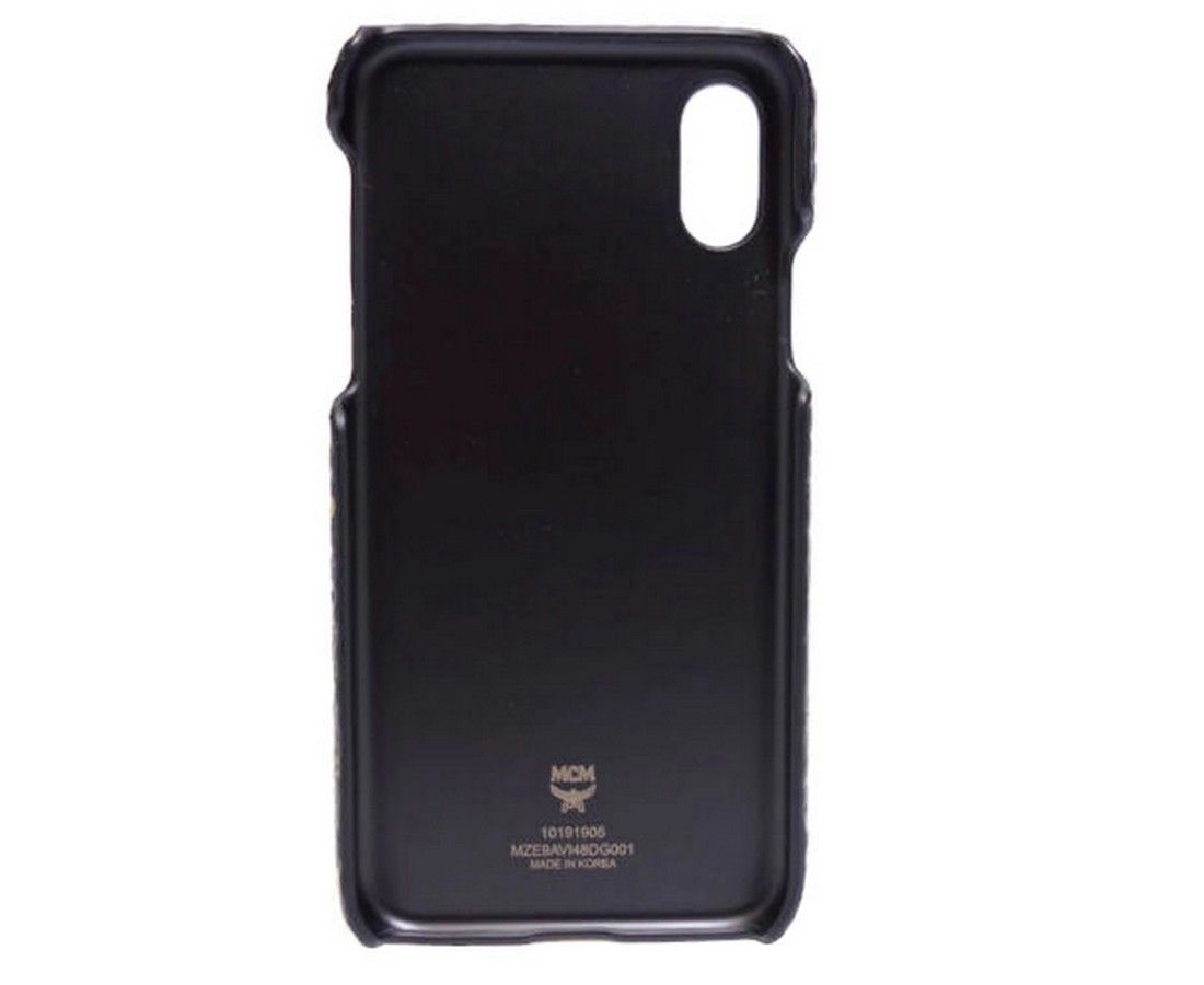 MCM Unisex Gold Gradation Visetos IPhone X Cell Phone Case Size ONE SIZE - 2 Thumbnail