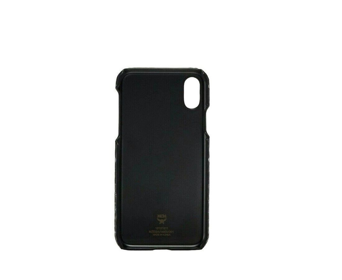 MCM Unisex Black / Silver Gradation Visetos IPhone XS Cell Size ONE SIZE - 2 Thumbnail