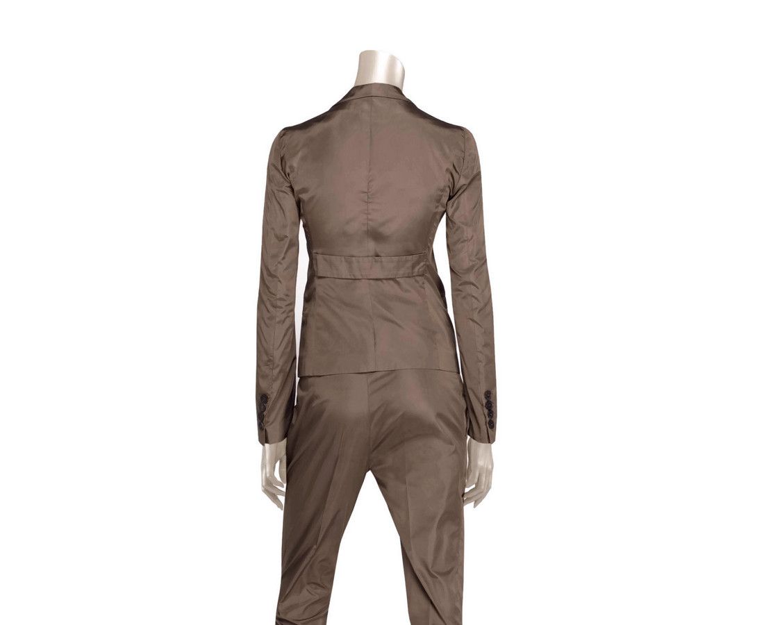 Gucci Women's Taffeta Top Basic Jacket Blazer (38 IT) Size XS / US 0-2 / IT 36-38 - 2 Thumbnail