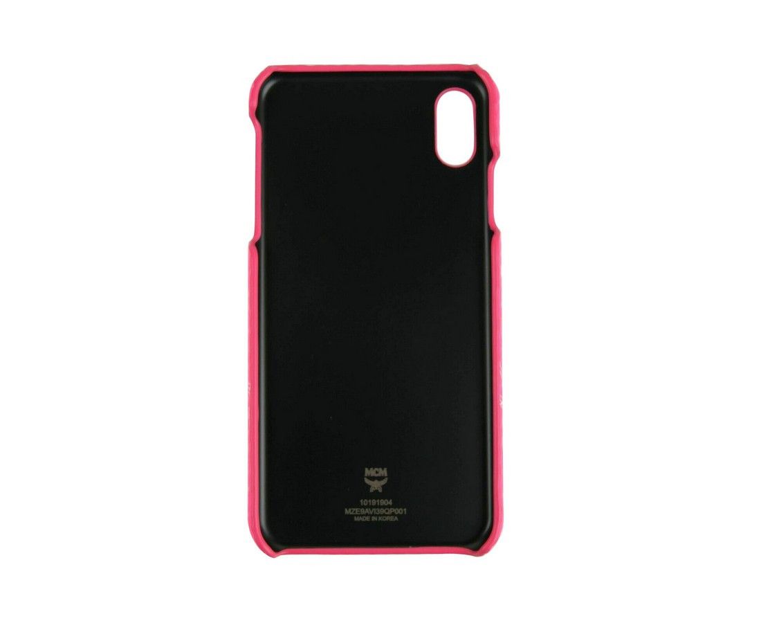MCM Unisex Neon Pink Visetos IPhone XS Max Cell Phone Case Size ONE SIZE - 3 Thumbnail