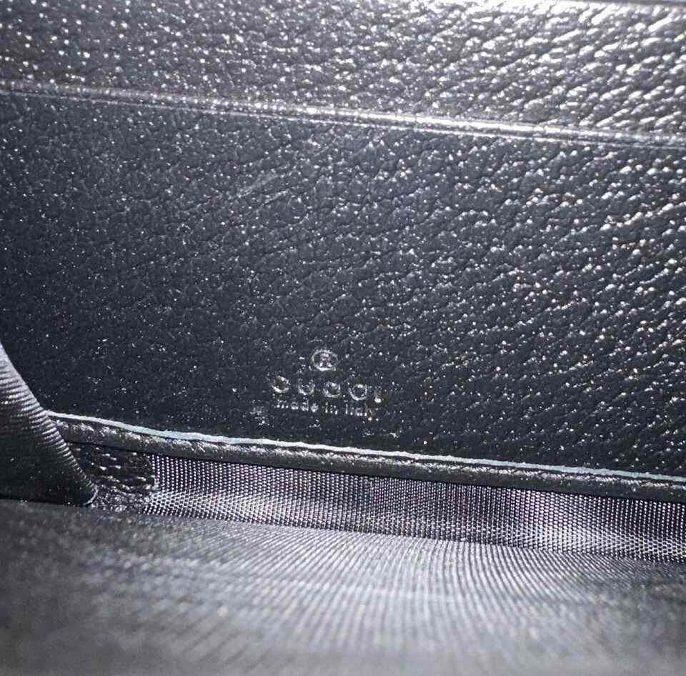 Gucci Unisex Black/Rainbow Supreme GG Leather Psychedelic Zip Size ONE SIZE - 6 Thumbnail