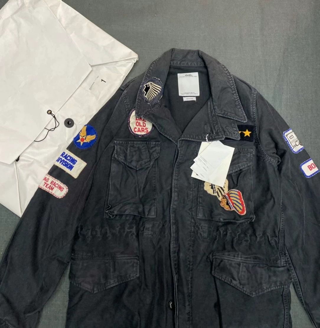 Visvim visvim ACHSE JKT PATCHES (DMGD CHINO) Size US S / EU 44-46 / 1 - 3 Thumbnail