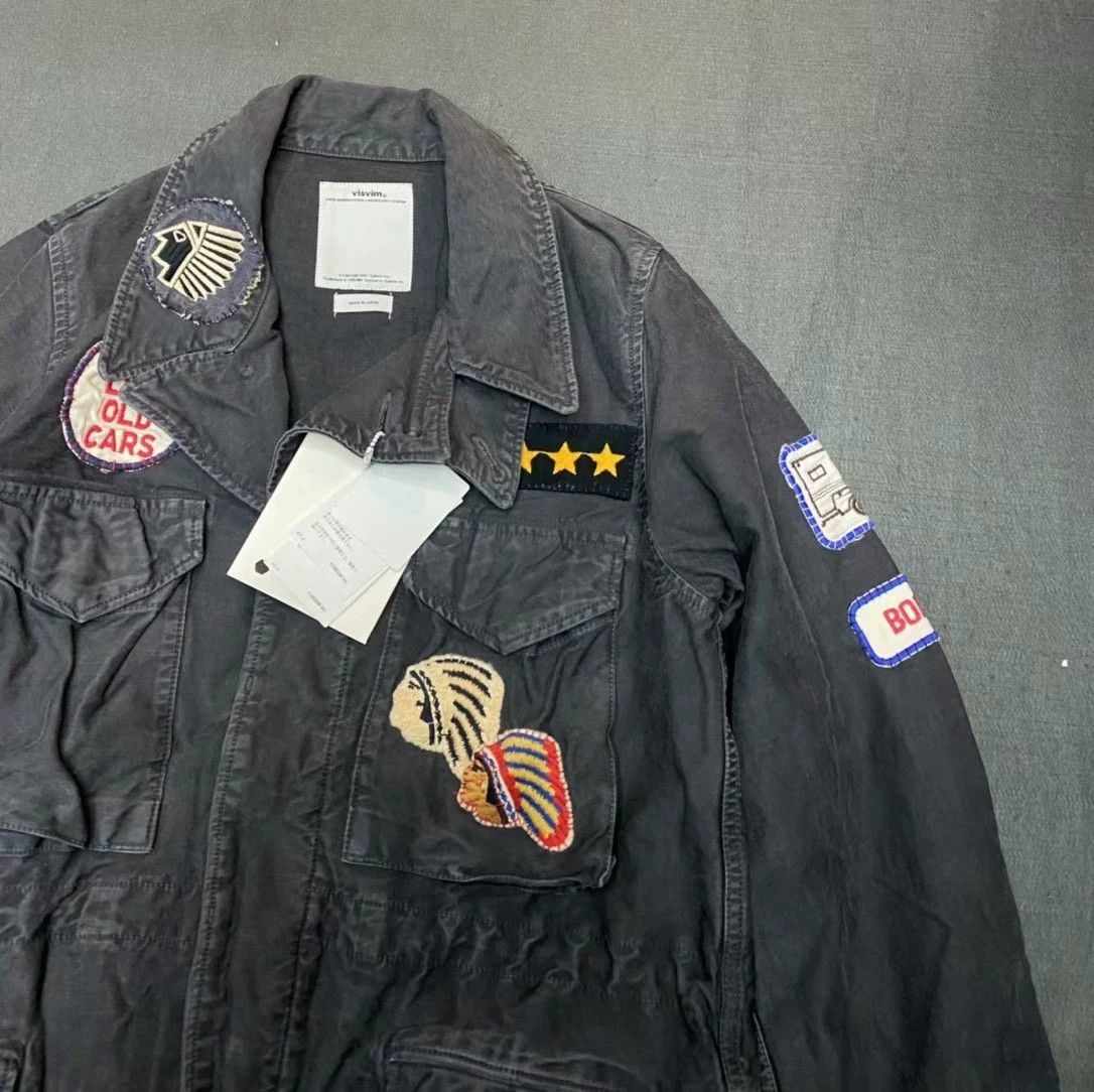 Visvim visvim ACHSE JKT PATCHES (DMGD CHINO) Size US S / EU 44-46 / 1 - 4 Thumbnail