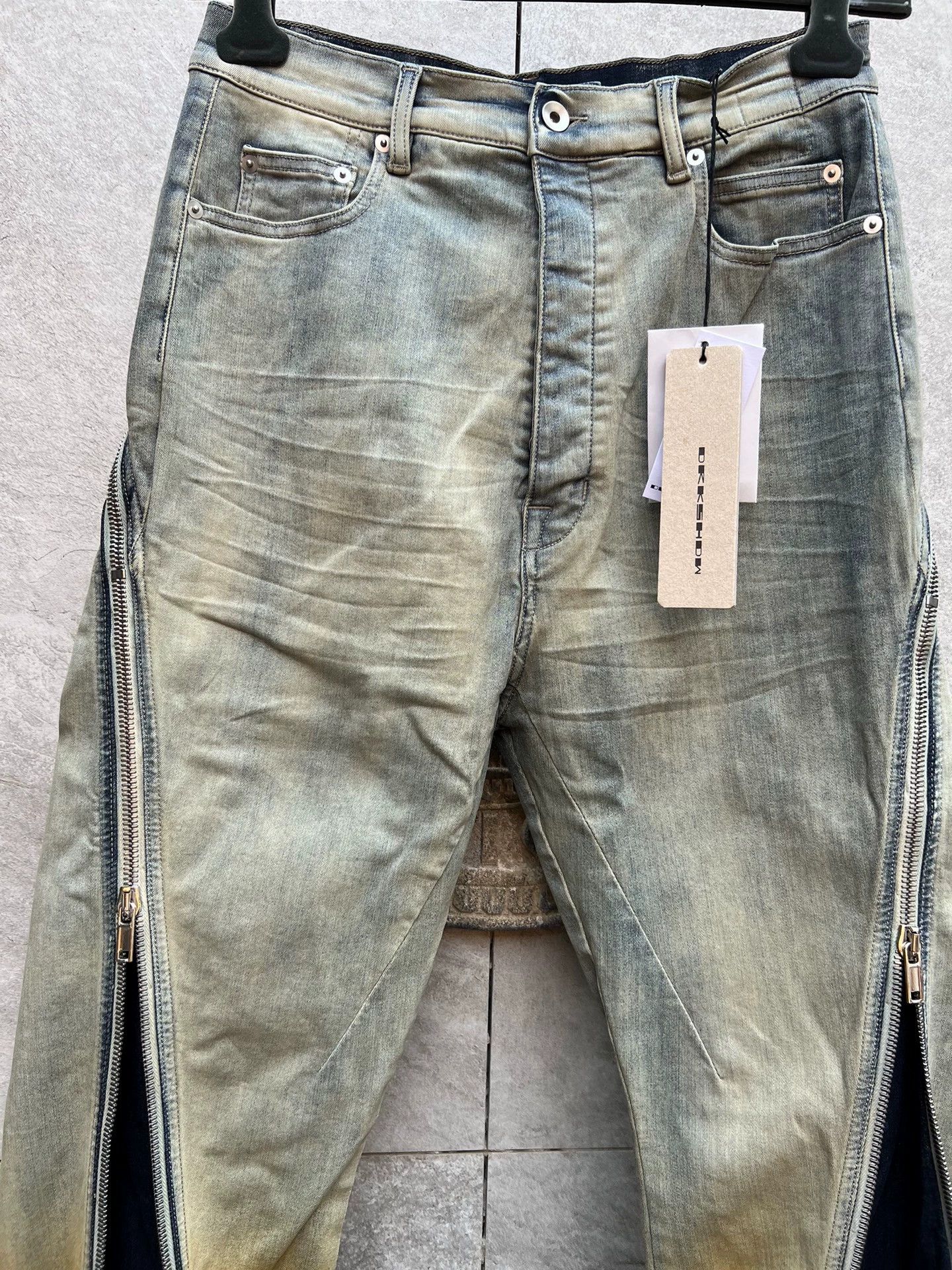 Rick Owens Rick Owens bolan banana zipper slightly high waist trousers -DMC Size US 31 - 5 Thumbnail