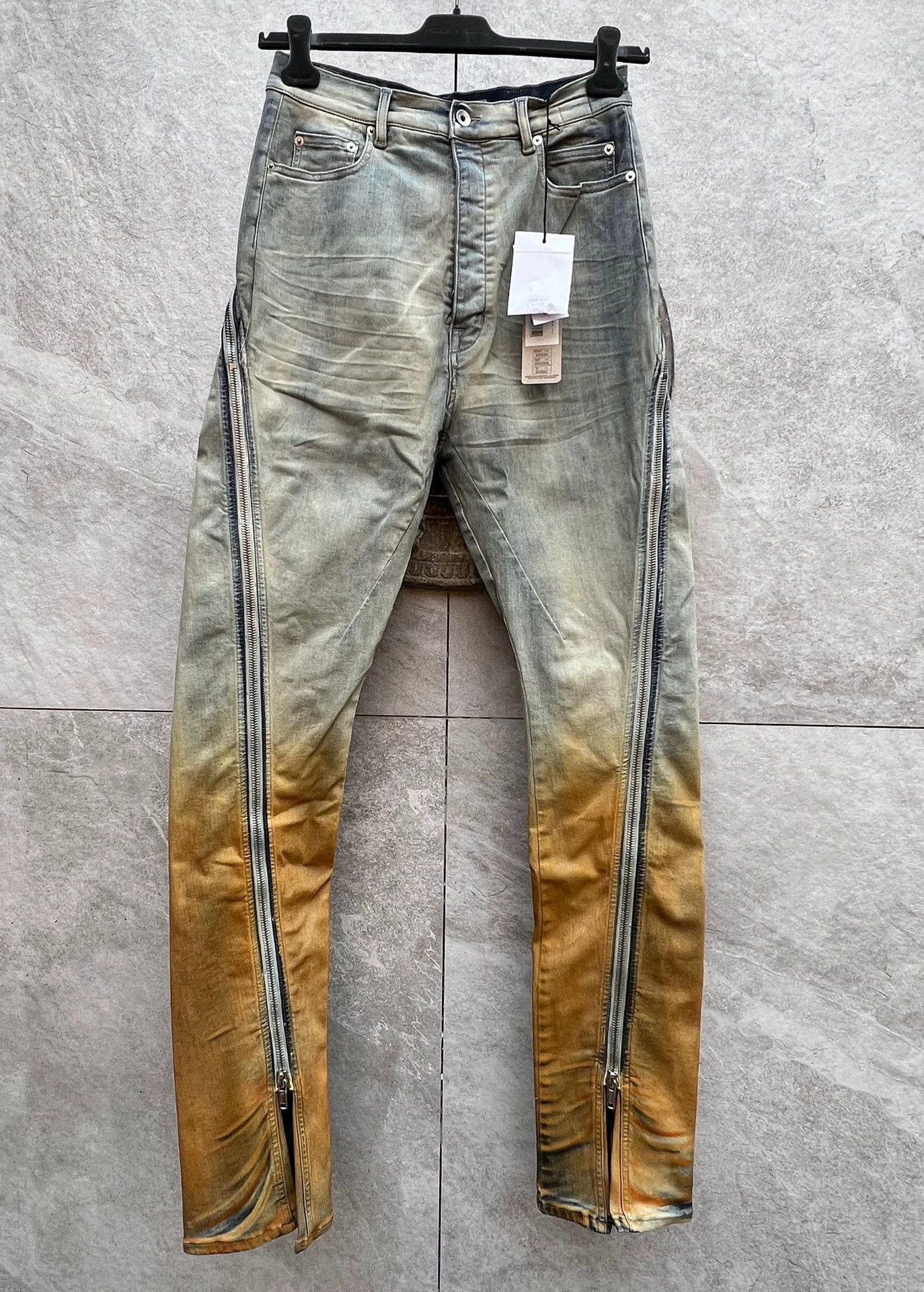 Rick Owens Rick Owens bolan banana zipper slightly high waist trousers -DMC Size US 31 - 2 Thumbnail