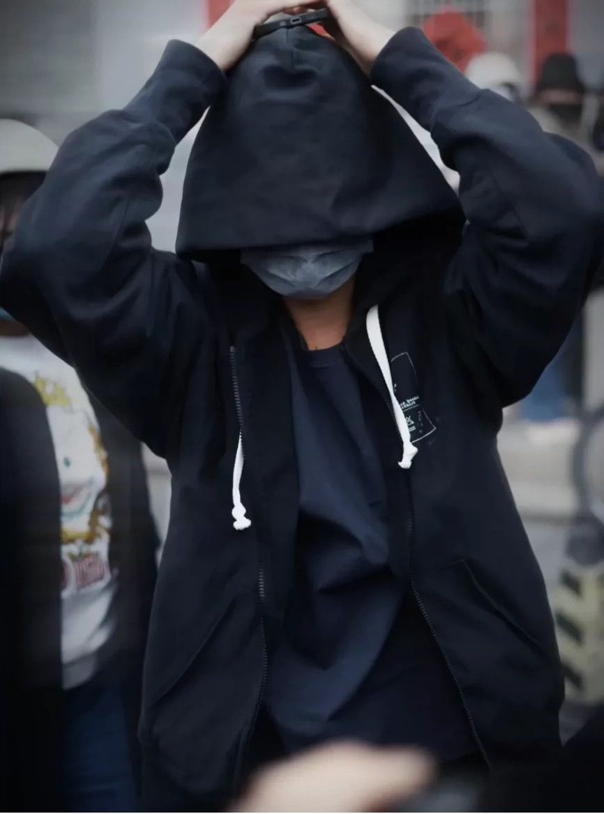 Maison Margiela Masion Margiela Label Wash Zipper Hoodie - -DMC Size US M / EU 48-50 / 2 - 5 Thumbnail