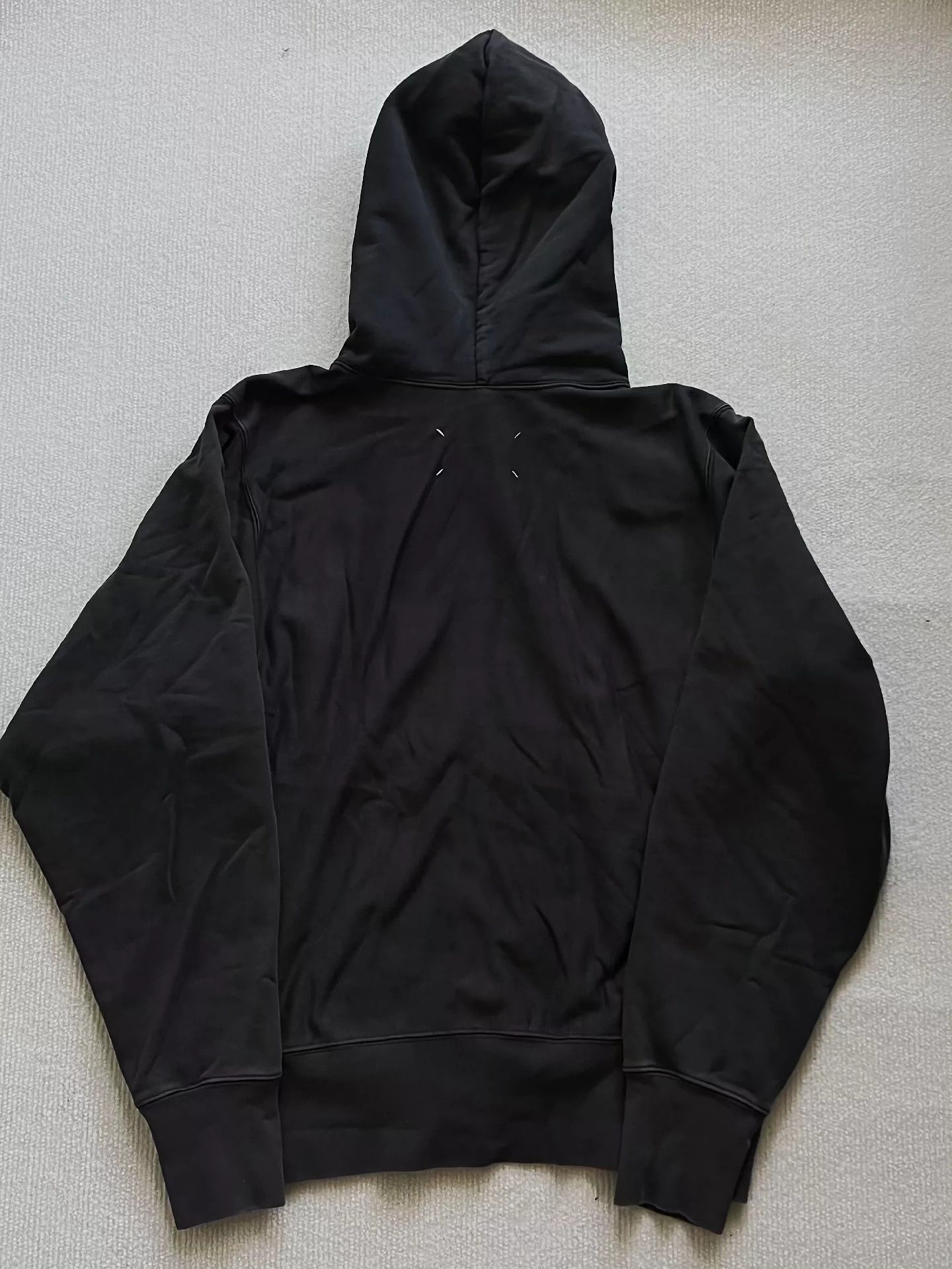 Maison Margiela Masion Margiela Label Wash Zipper Hoodie - -DMC Size US M / EU 48-50 / 2 - 2 Thumbnail