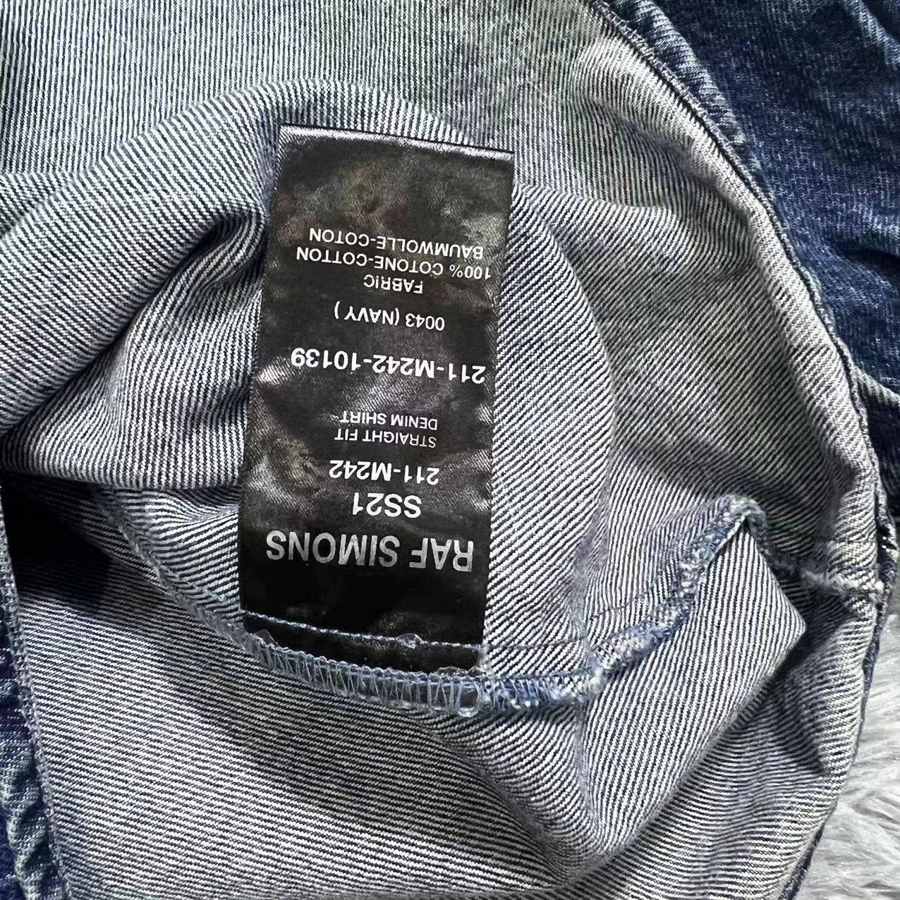 Raf Simons Raf Simons 21ss Leather Denim Jacket -DMC Size US S / EU 44-46 / 1 - 3 Thumbnail